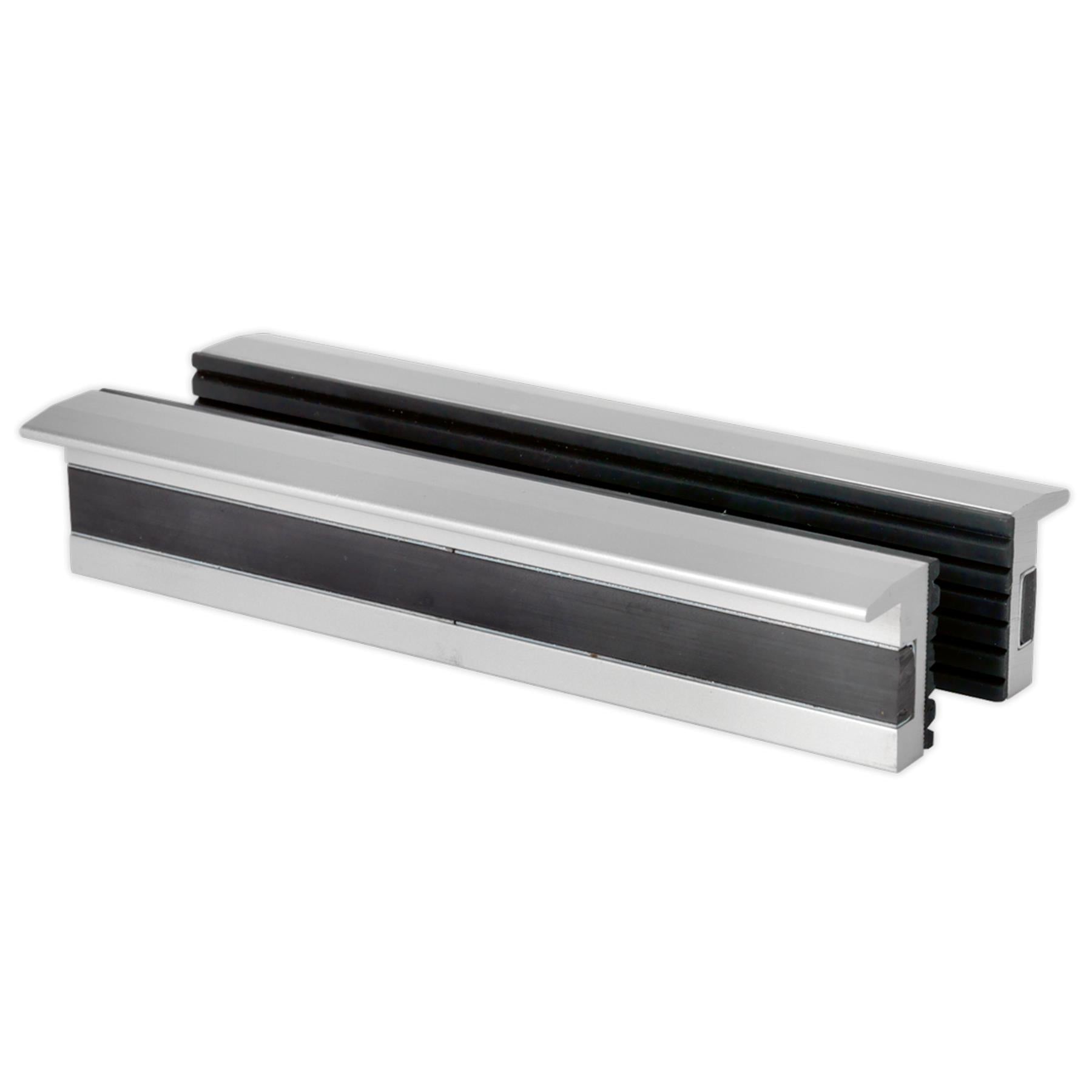 Soft Jaws for Vices - 150mm Aluminium body with soft rubber Sealey