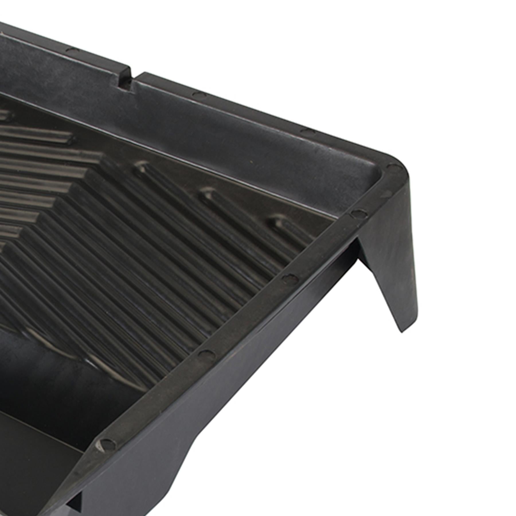 Durable Black Polypropylene Roller Tray Oil & Water Paints Textured Based Tray