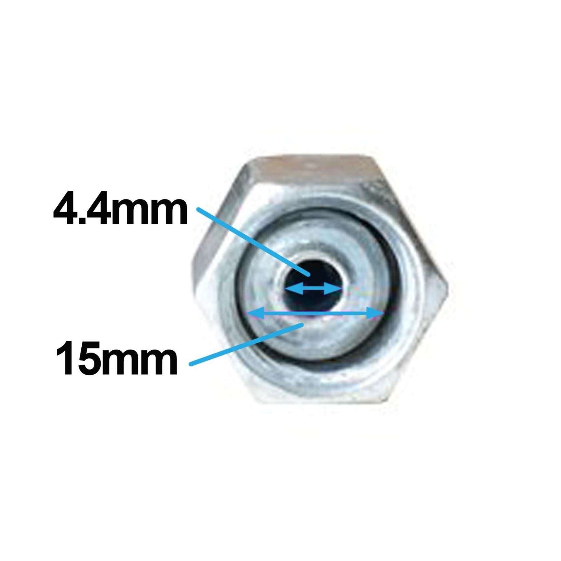 HIGH PRESSURE WASHER WATER HOSE JET WASH HOSE 8mtr 633762 M22 thread - 14mm