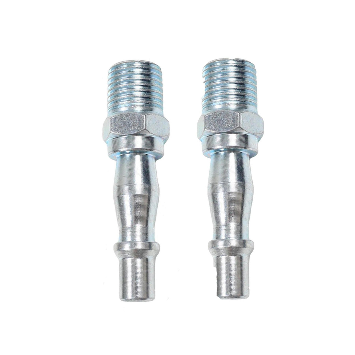 Air Line Fittings Hose Compressor Coupler Connector 1/4" BSP Male Pack of 2