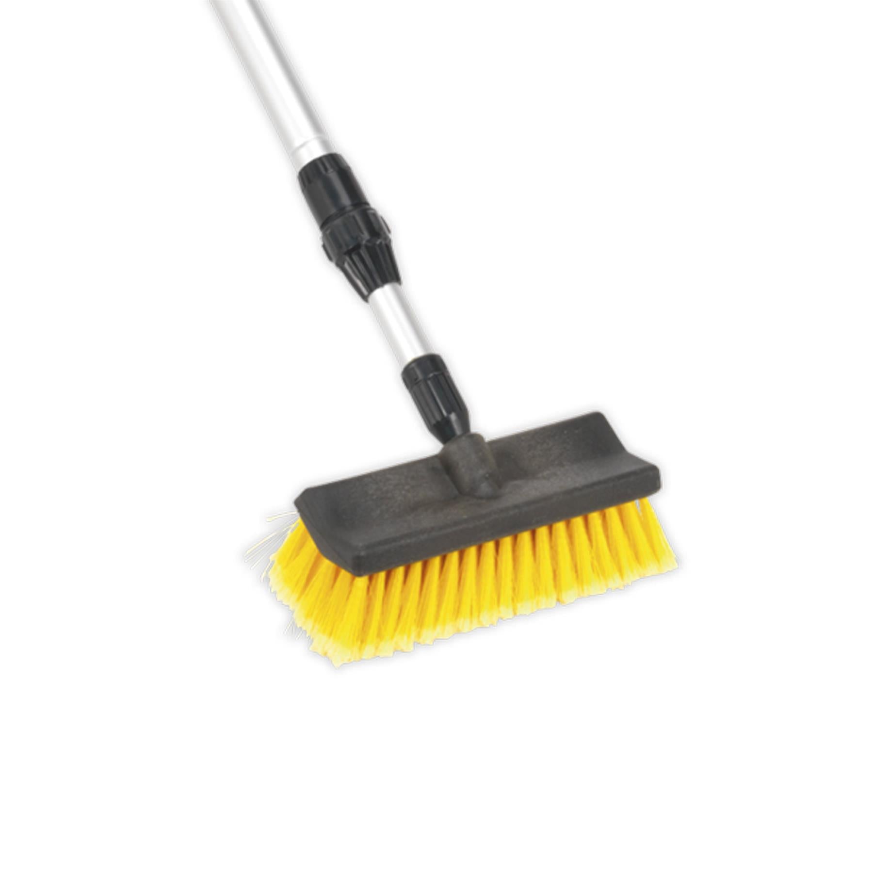 Sealey Large Angled Flo-Thru Brush with 1.7m Telescopic Handle