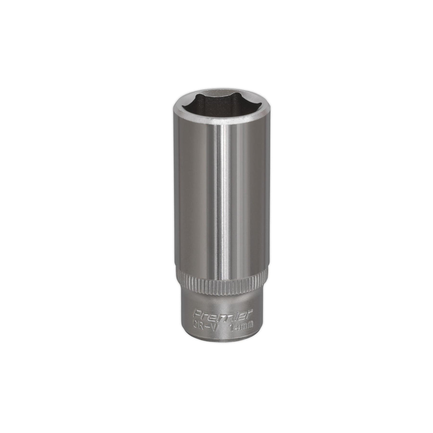 Sealey WallDrive® Socket 14mm Deep 1/4"Sq Drive