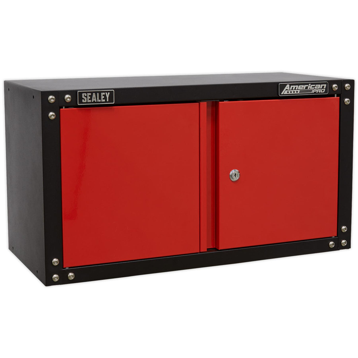 Sealey American Pro 3.3m Storage System supplied with a lock and two keys.
