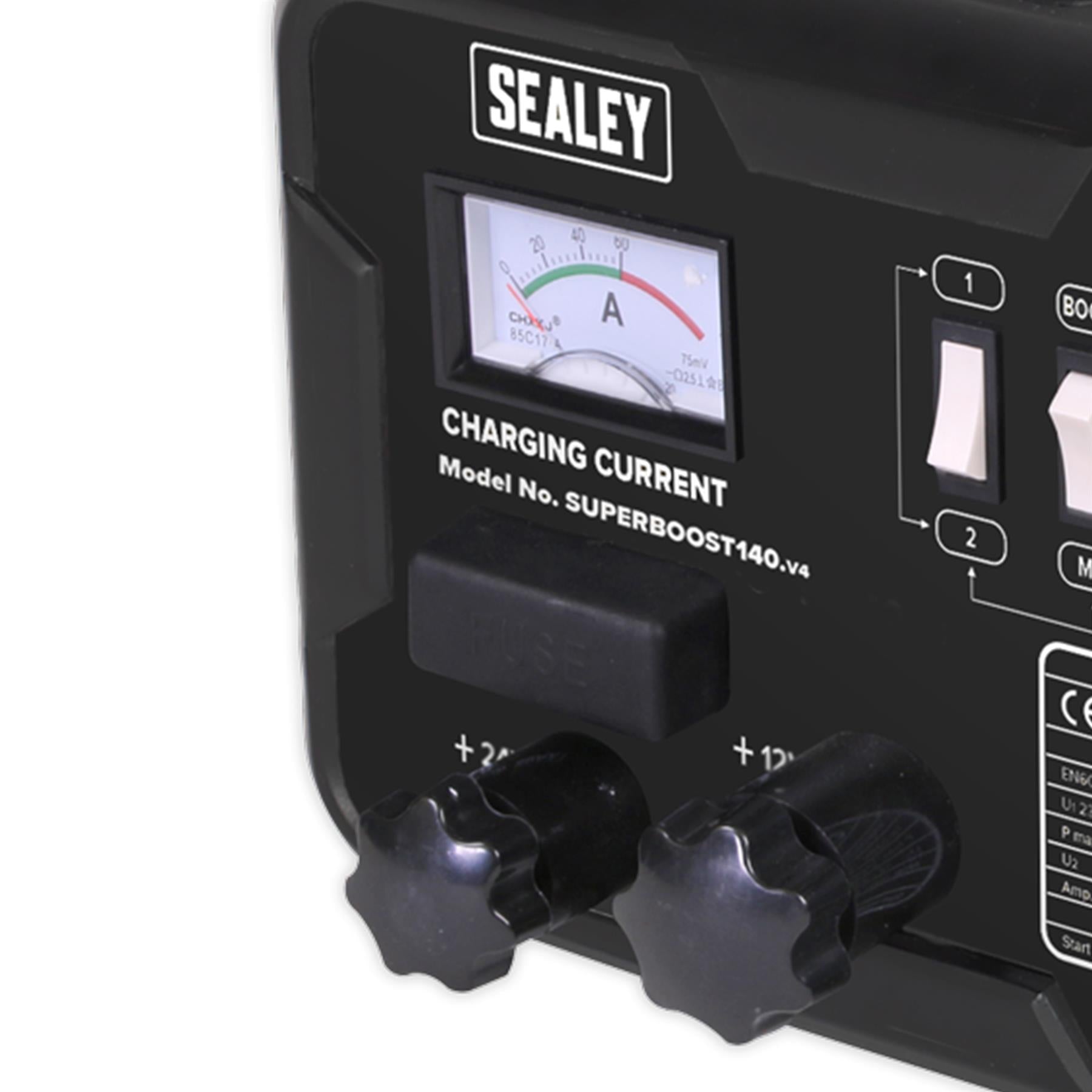 Sealey Starter/Charger 140/21A 12/24V 230V