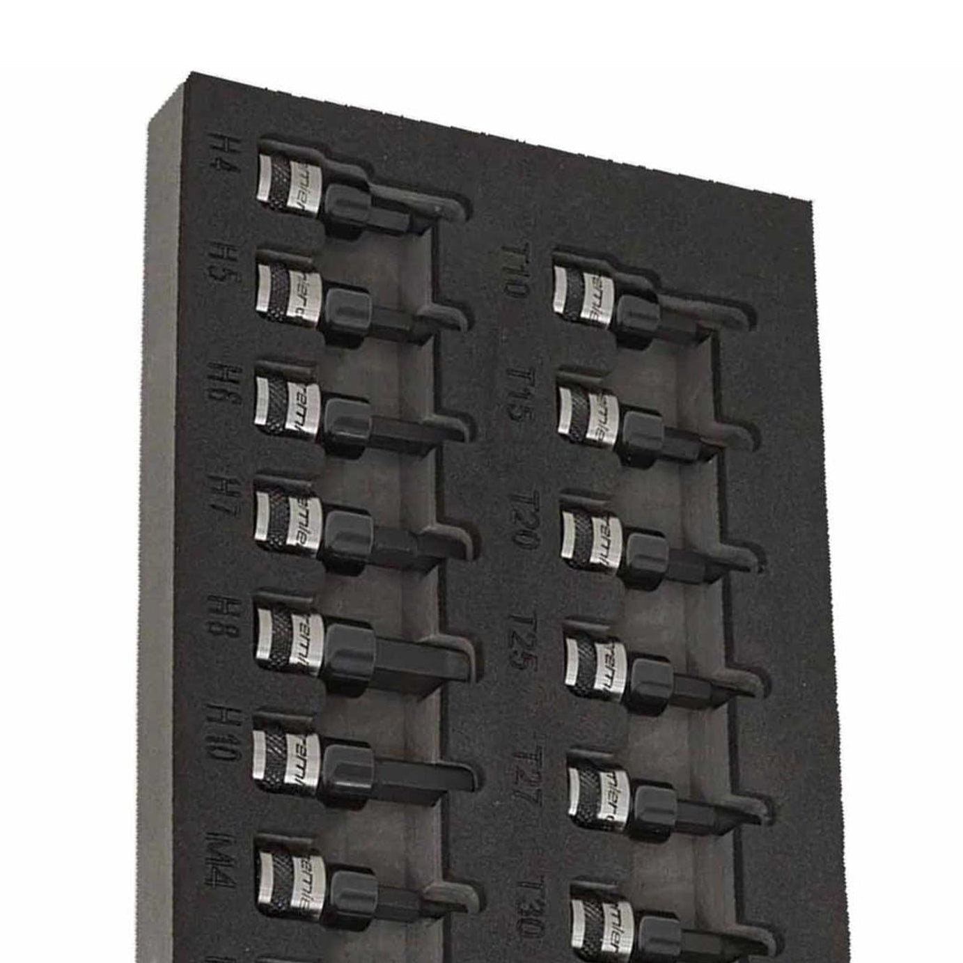 Sealey TRX-Star/Hex/Spline Socket Bit Set 22pc 3/8"Sq Dr Blk Series