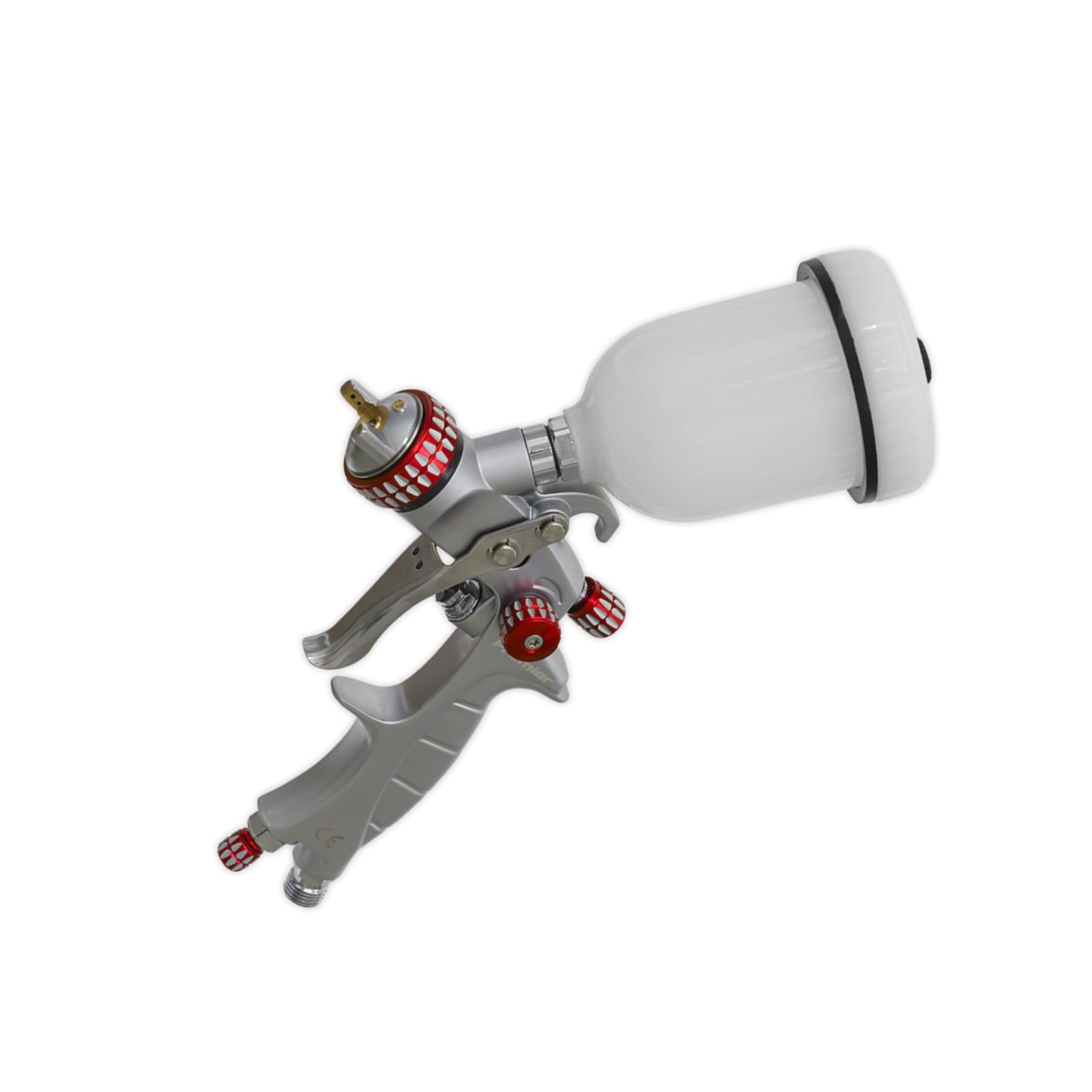 Sealey HVLP Gravity Feed Touch-Up Spray Gun 1mm Set-Up