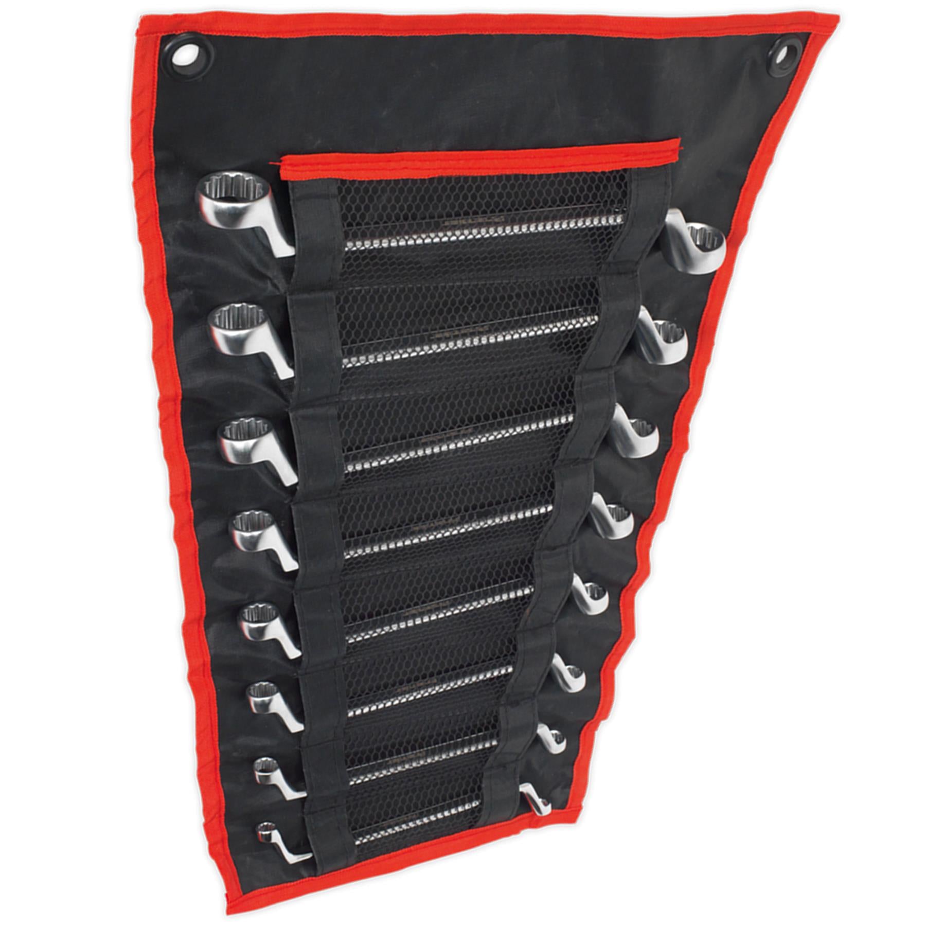 Sealey Offset Double End Ring Spanner Set 8pc Metric