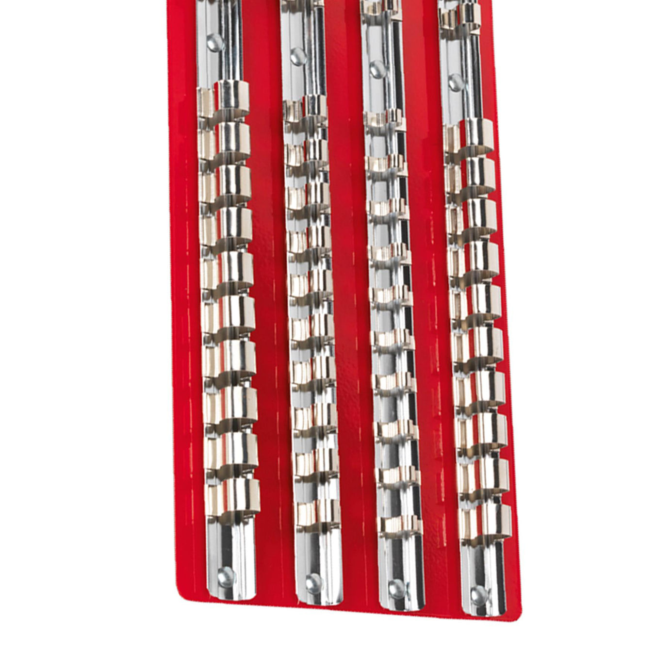 Sealey Socket Rail Tray Red 1/4", 3/8" & 1/2"Sq Drive
