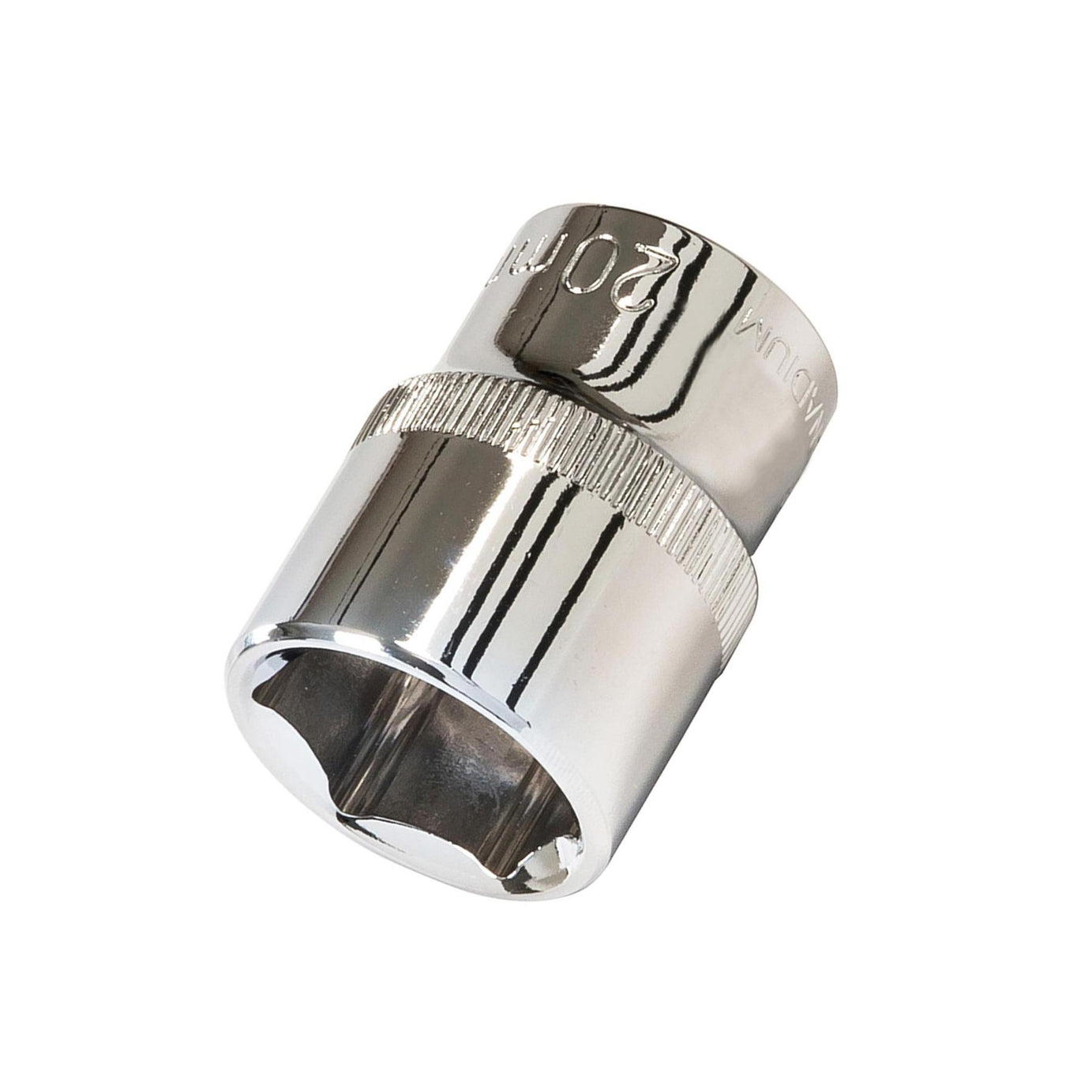 Socket 1/2" Drive Metric Hex Square 20mm Individual Hex Polished Crv Quality