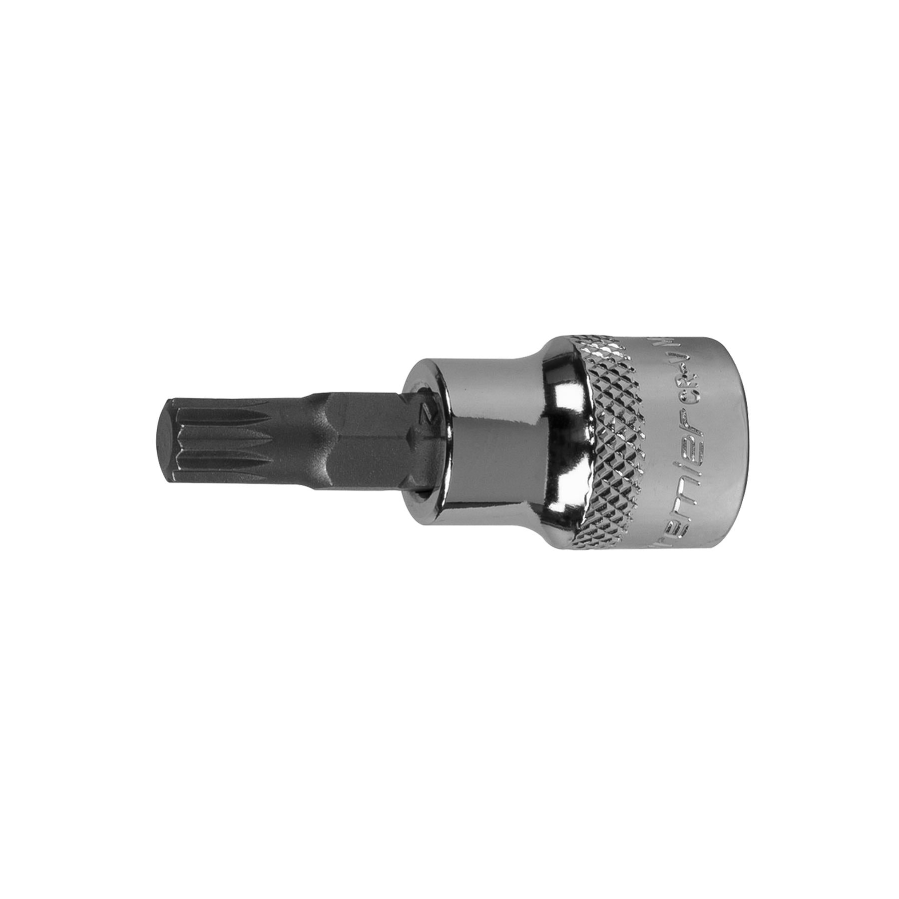 Sealey Spline Socket Bit M8 3/8"Sq Drive  Chrome Vanadium Steel