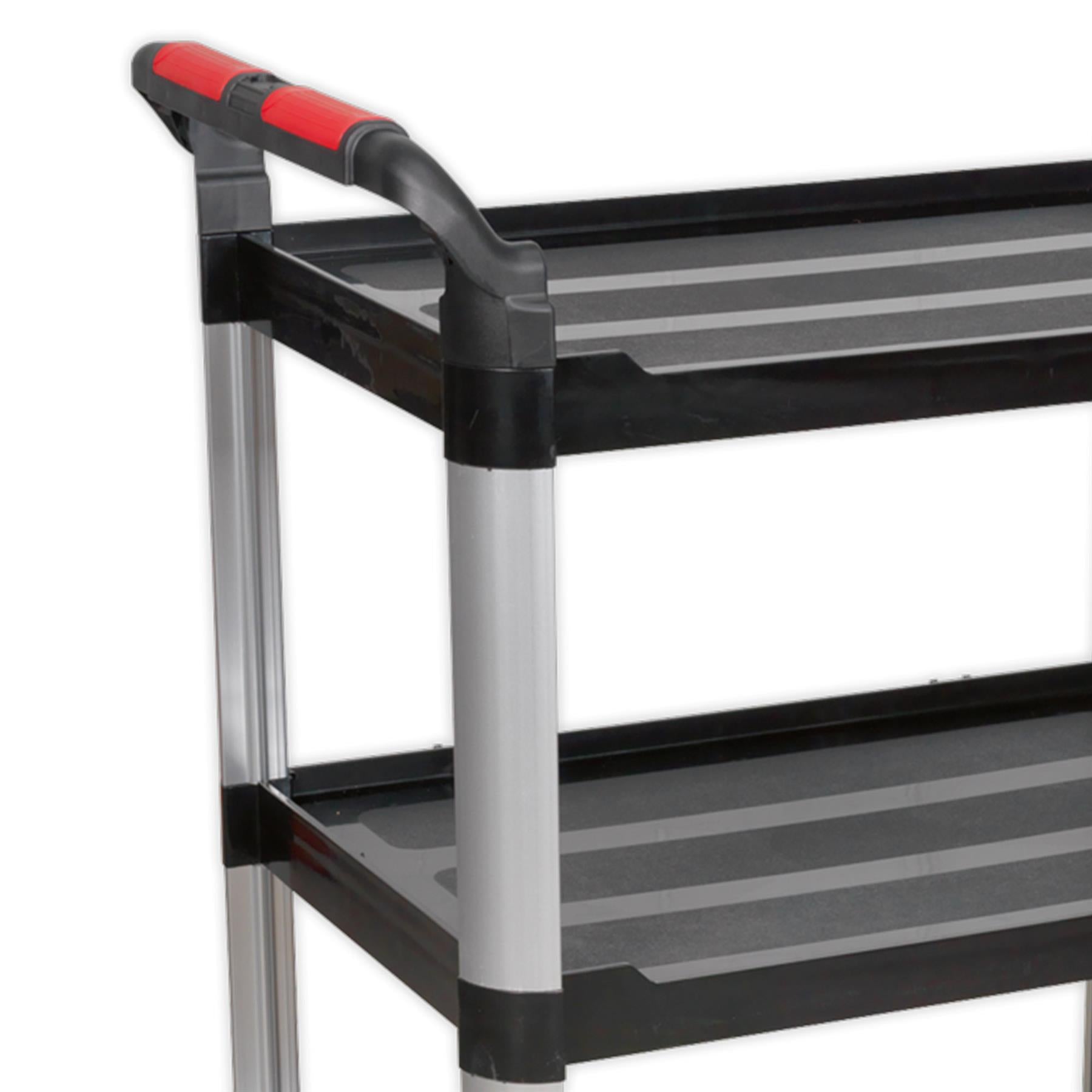 Sealey Workshop Trolley 3-Level Composite 40kg capacity per shelf