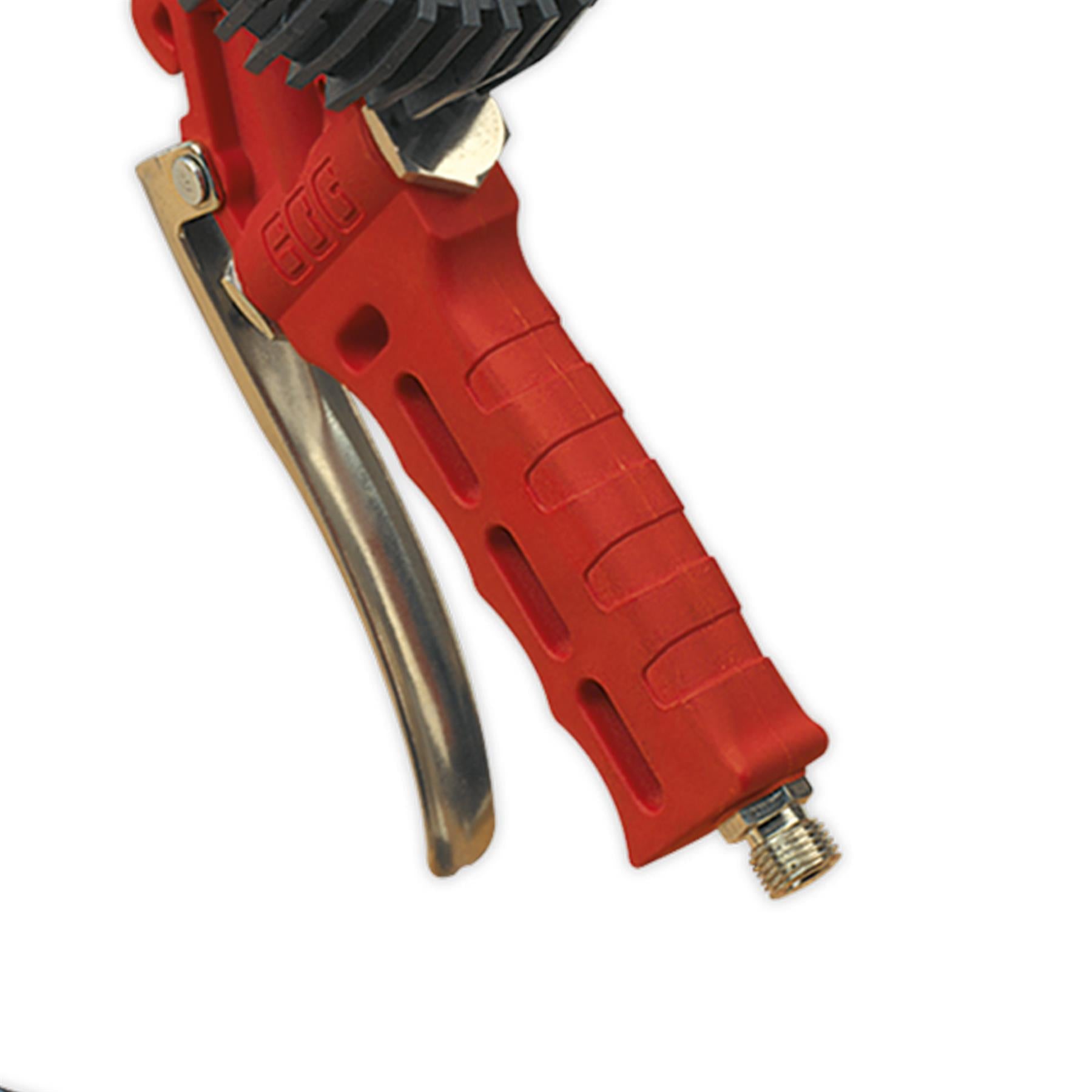 Sealey Tyre Inflator with Clip-On Connector