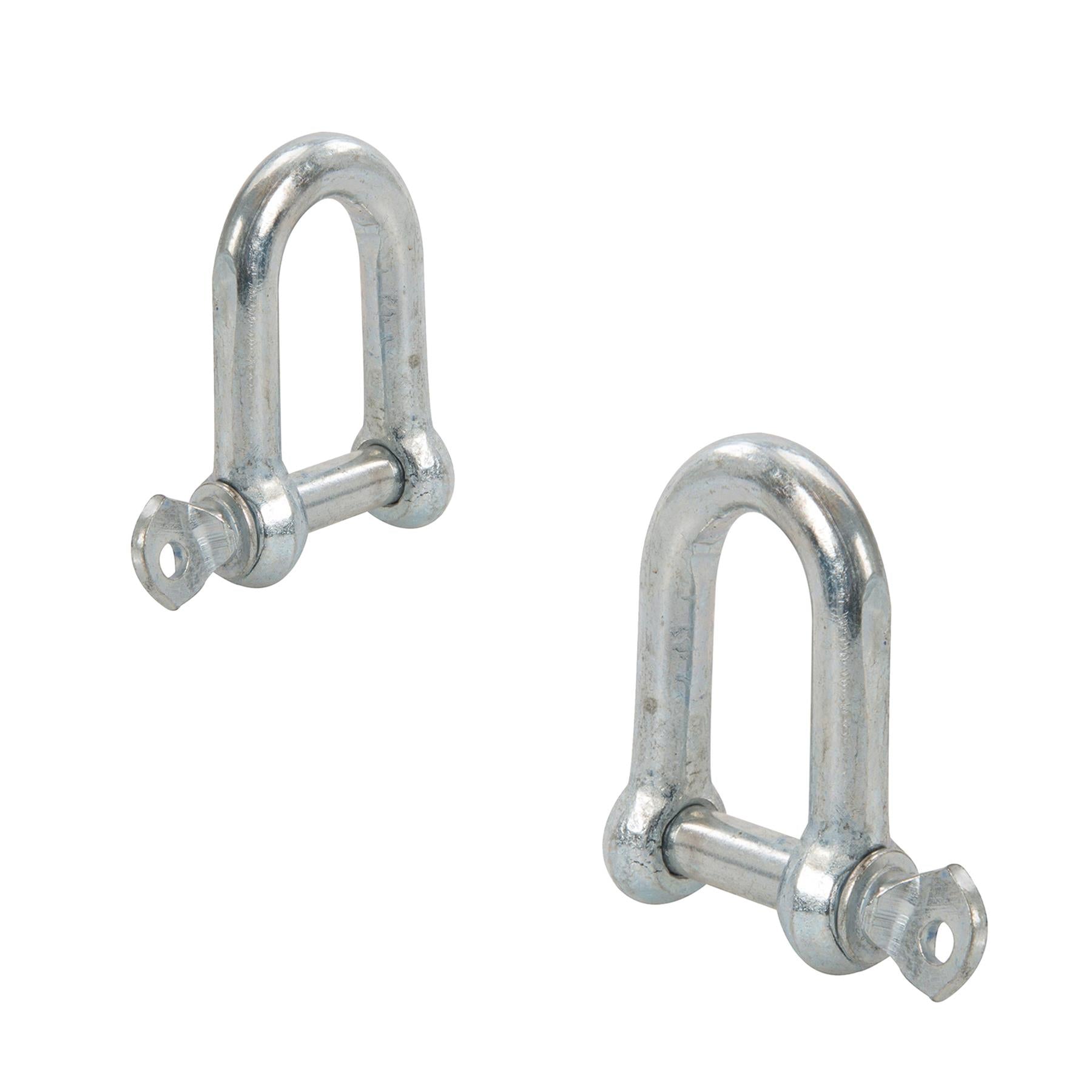D Shackle Dee Link M8 1pc Galvanised Steel Lifting Towing Rigging Pin Loop