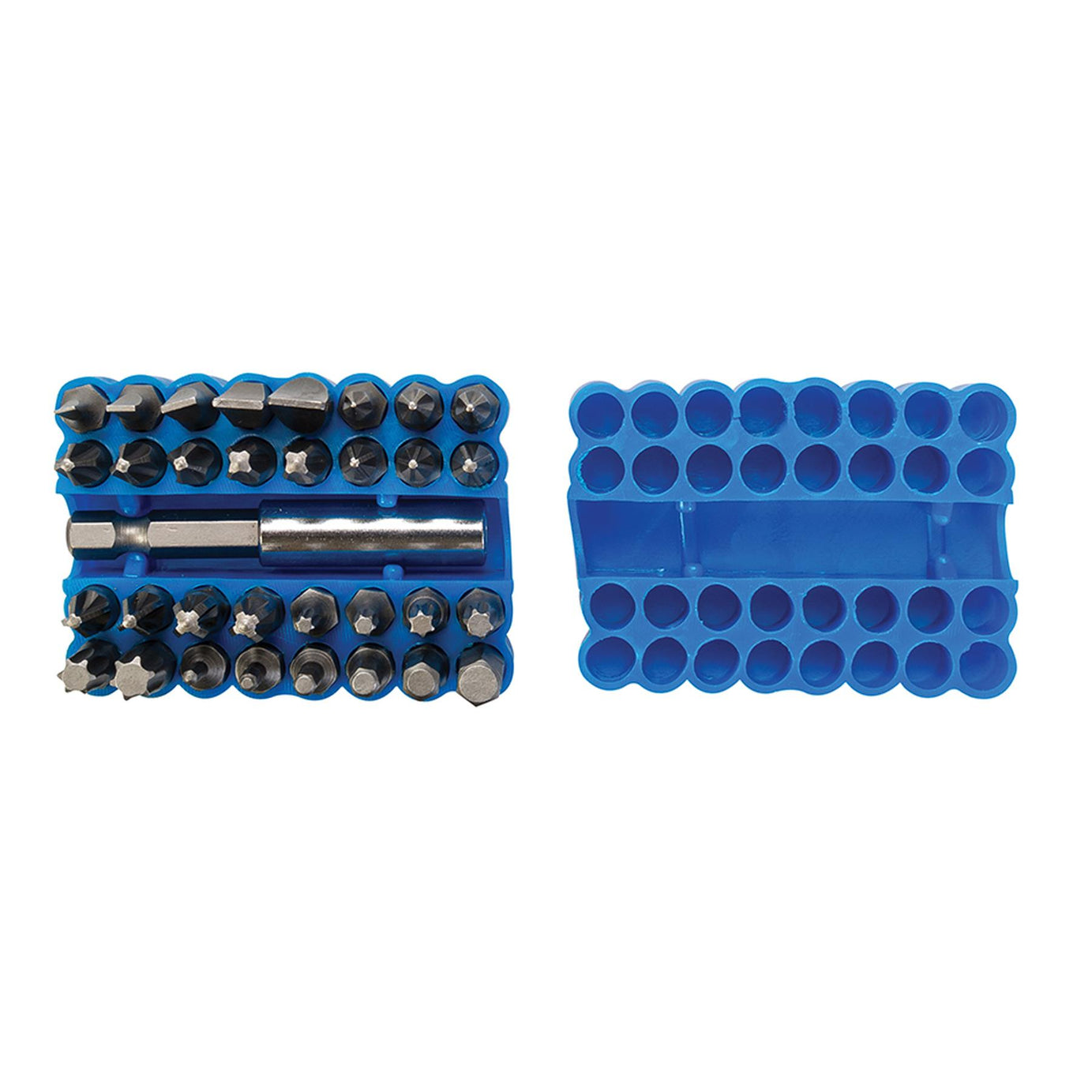 33 Pce Screwdriver Bit Set 25mm Chrome Vanadium Steel Slotted 3, 4, 5, 6, & 7mm