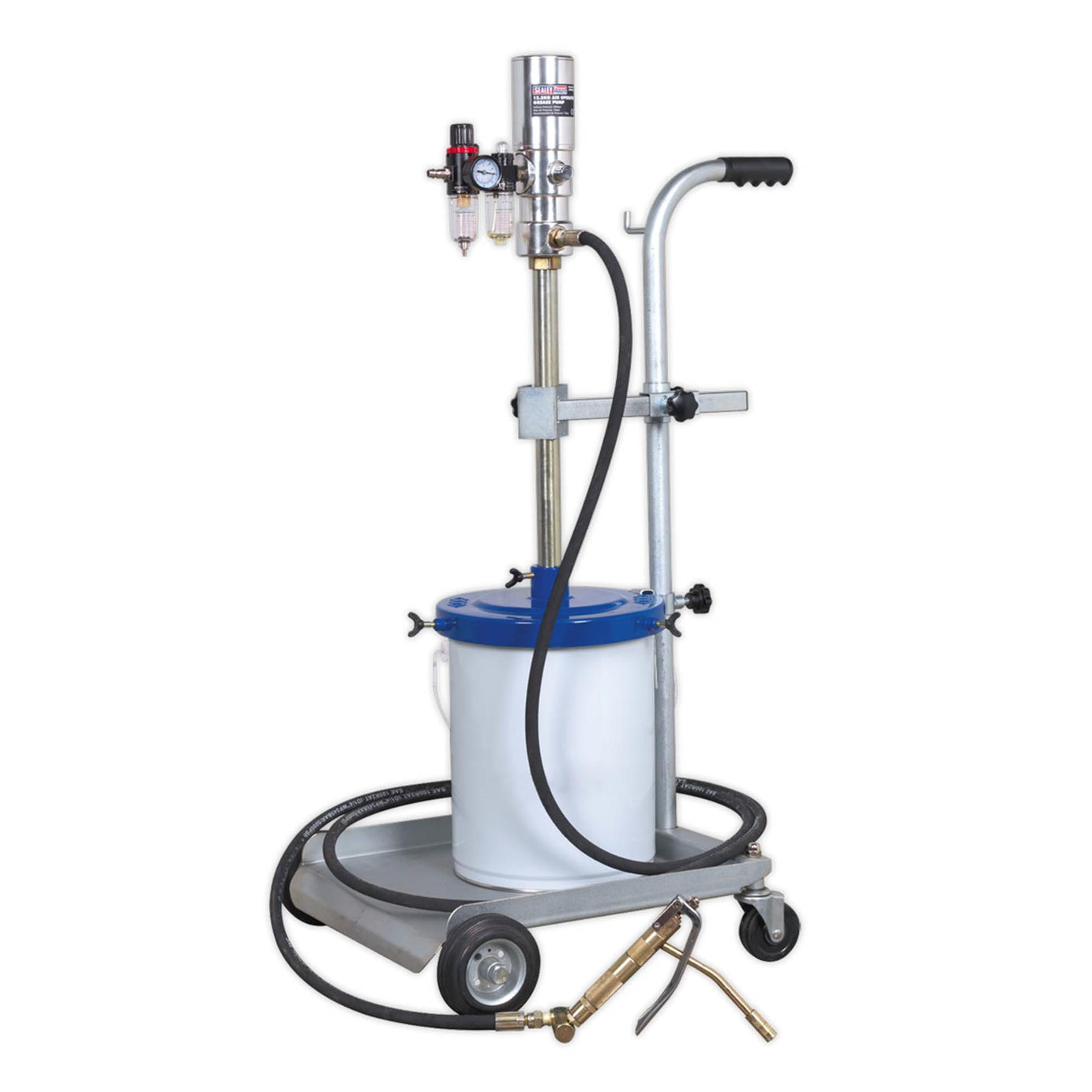 Sealey Grease Pump Air Operated 12.5kg Garage Workshop DIY