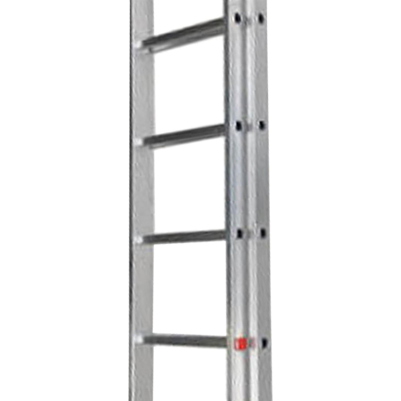 Dapetz 7 Rung Aluminium Extension Ladder 2m For Home, Double Section, 150 Kg