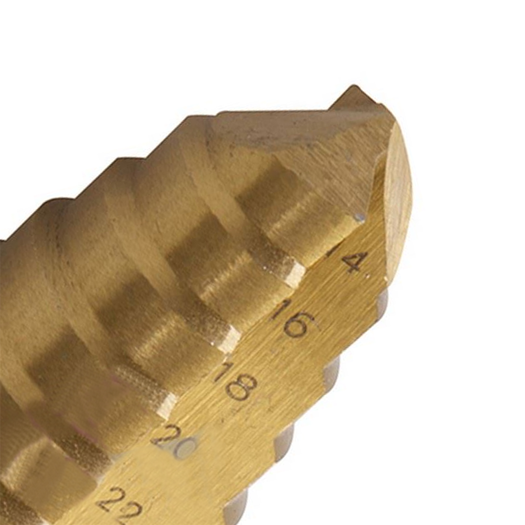 Titanium-Coated Hss Step Drill Bit 14mm - 26mm DIY Tools Produces Accurate Holes