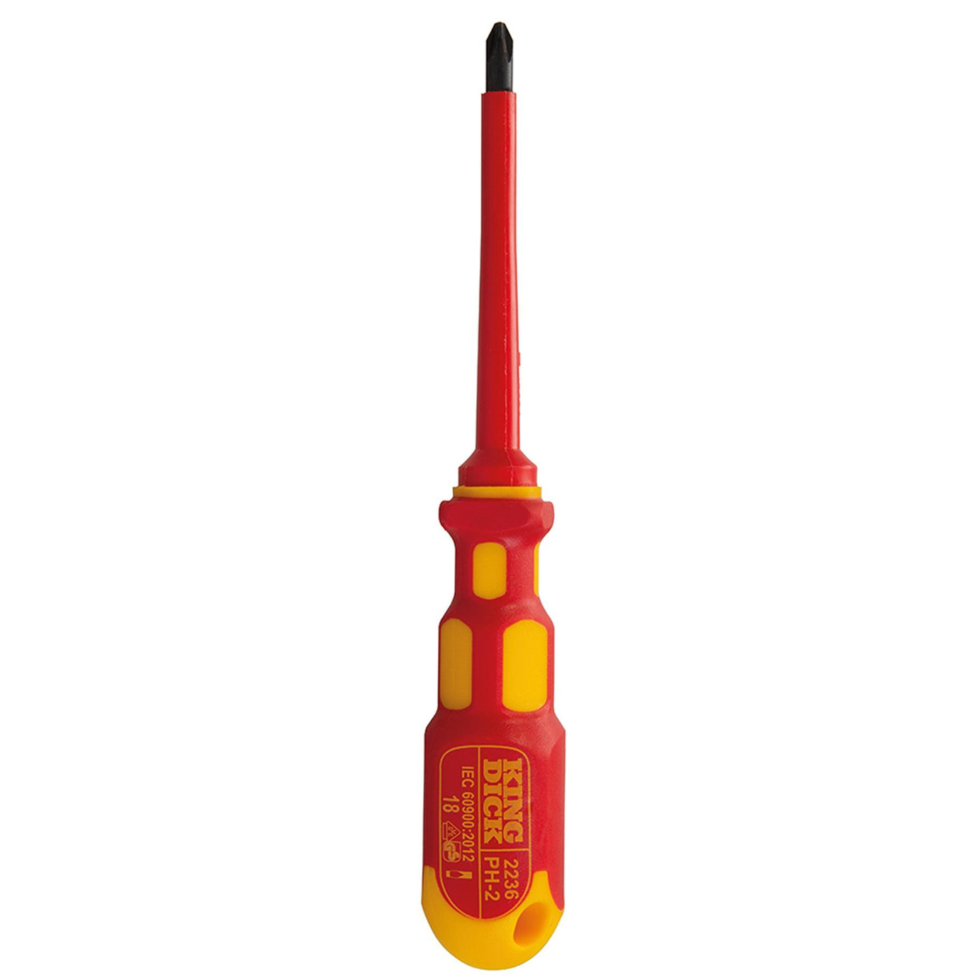 King Dick Vde Screwdriver Phillips 6 X 100mm British Made Insulated