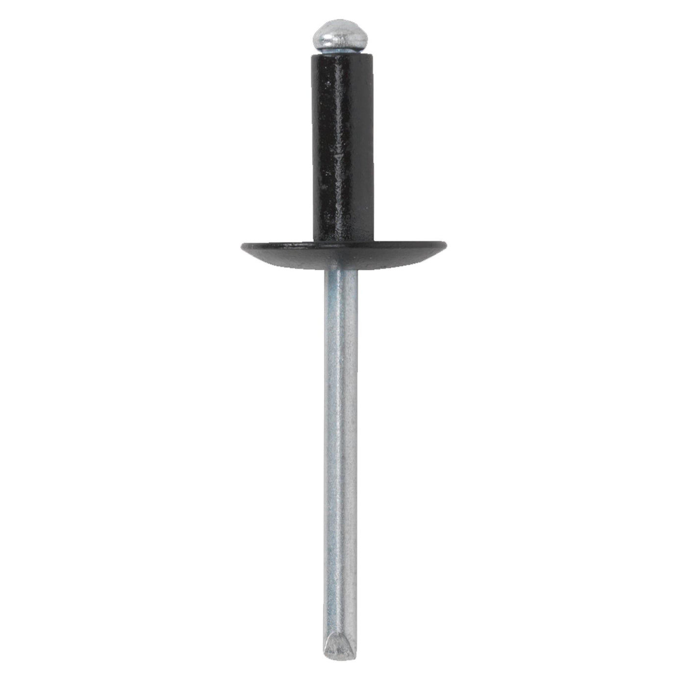 Sealey Aluminium Rivet Black Large Flange 4.8 x 14mm Pack of 200