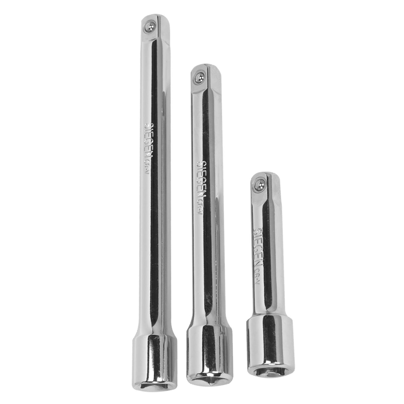 Sealey Extension Bar Set 3pc 3/8"Sq Drive Chrome Vanadium steel
