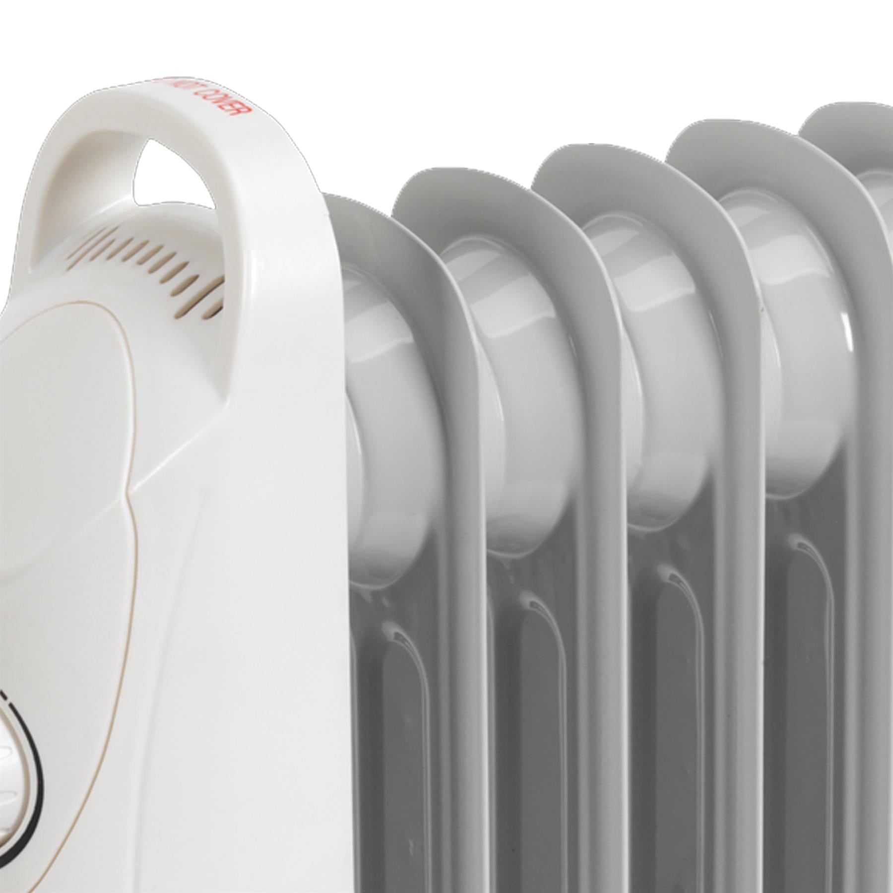 Sealey Oil-Filled Radiator Mini 800W/230V 6 Element