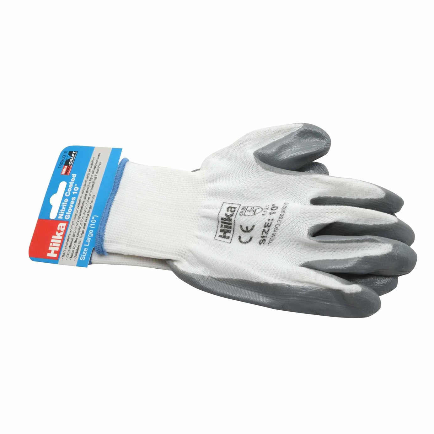 Hilka Large 10" Work Gloves