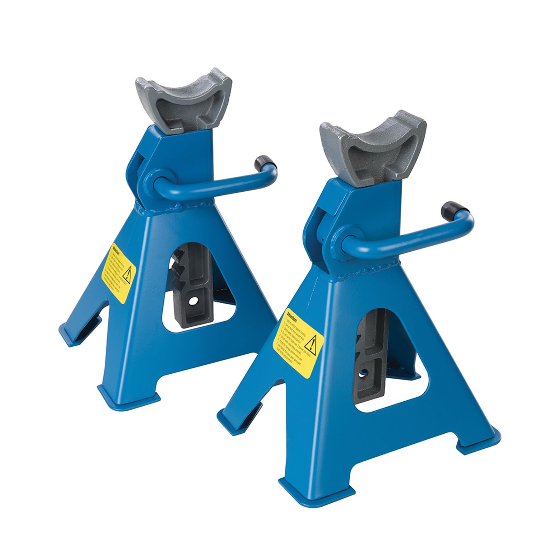 3 Tonne Axle Stand Set 2Pce Car Jack Garage Tools Ratchet Action Quick Adjust