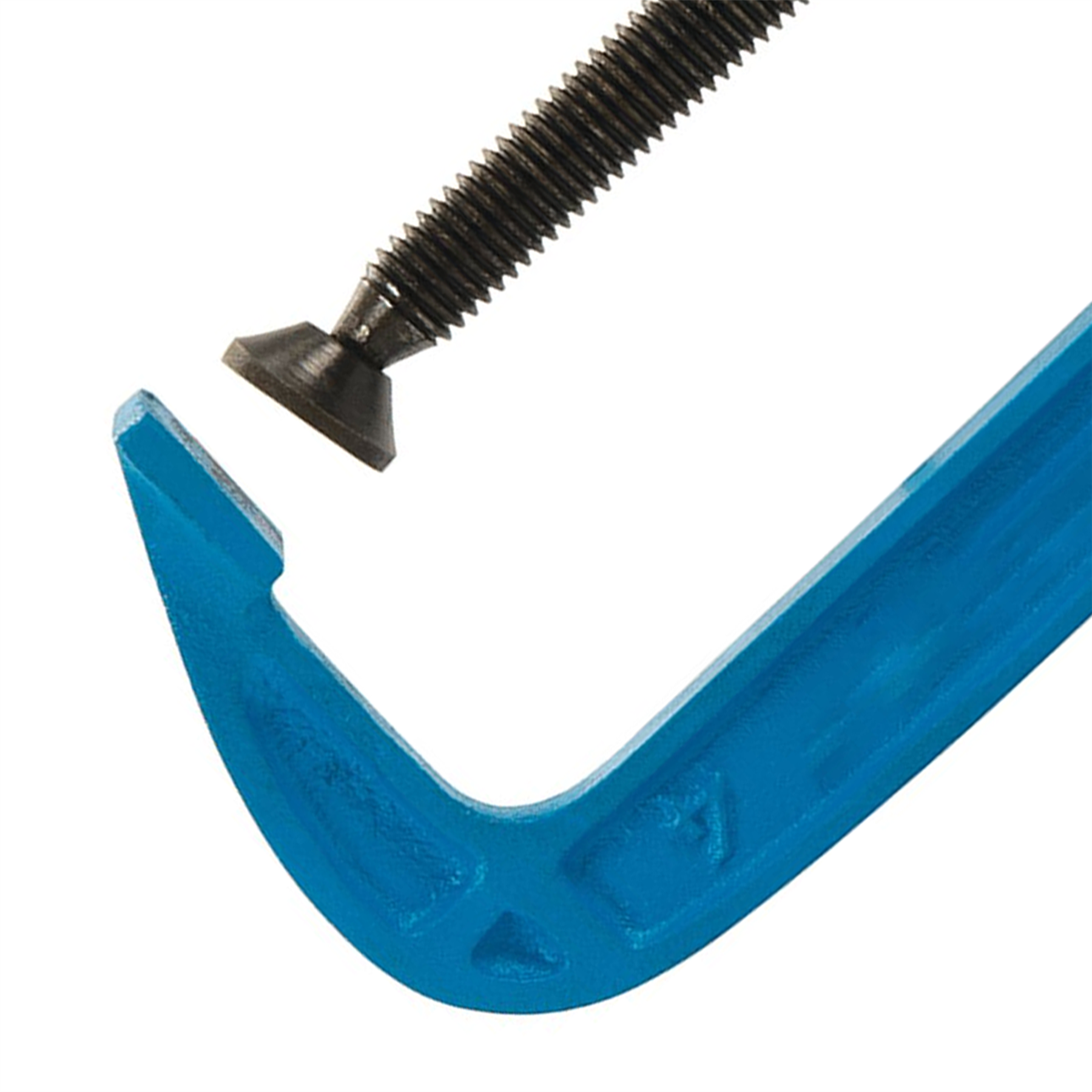 Light Duty G Clamp Cast Iron Frame With Black Phosphate Thread Coating 100mm