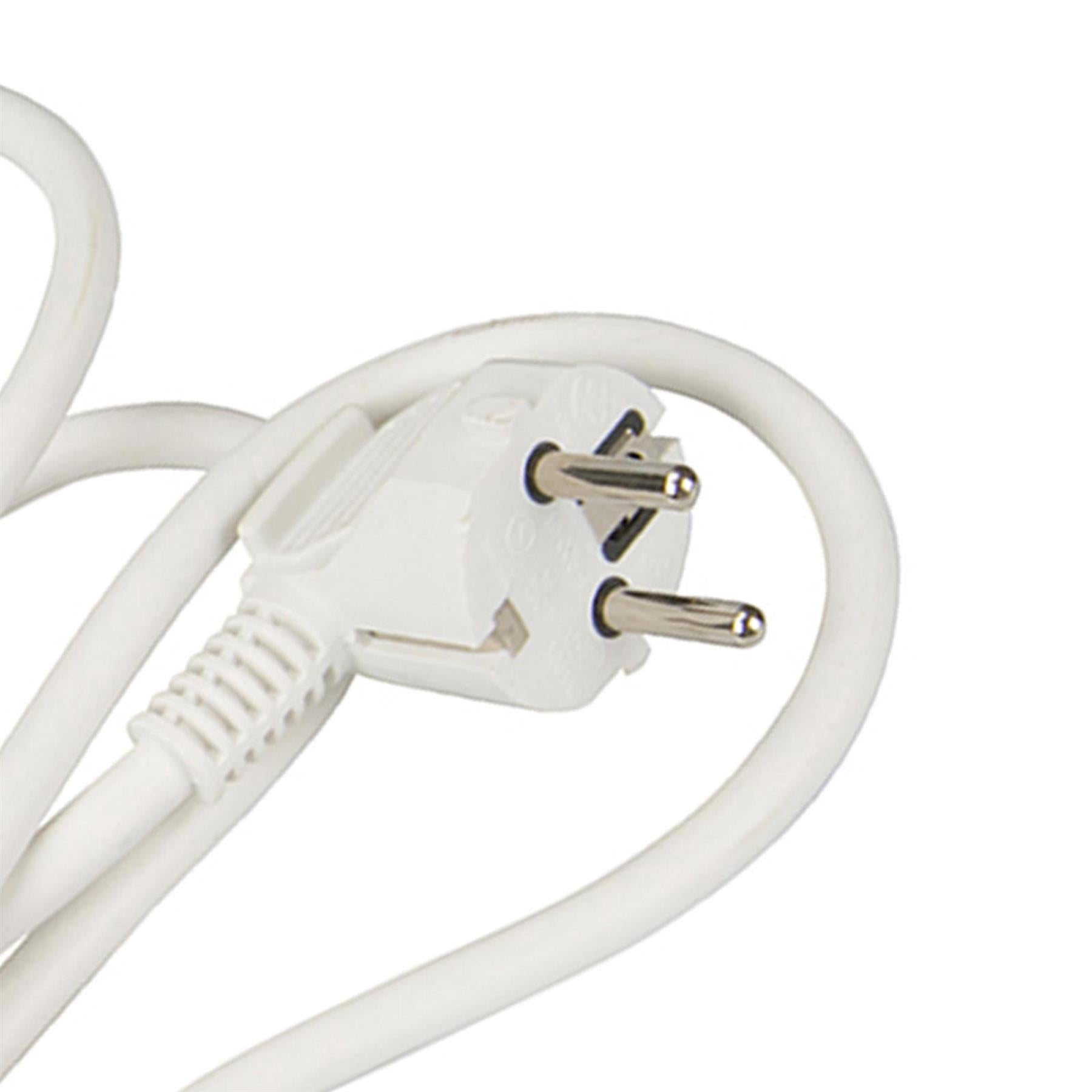 European Type F Schuko Extension Lead 4-Gang 1.5M Child Safety Shutters