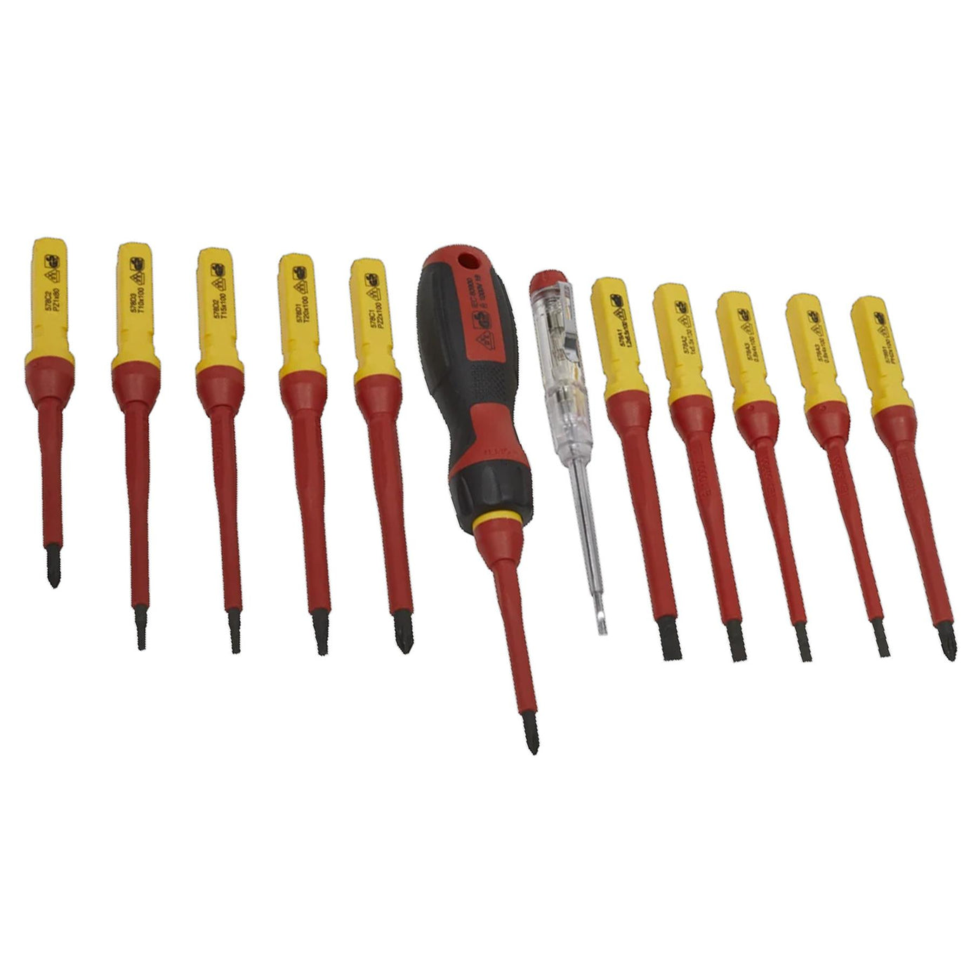 Sealey Screwdriver Set Interchangeable 13pc - VDE Approved