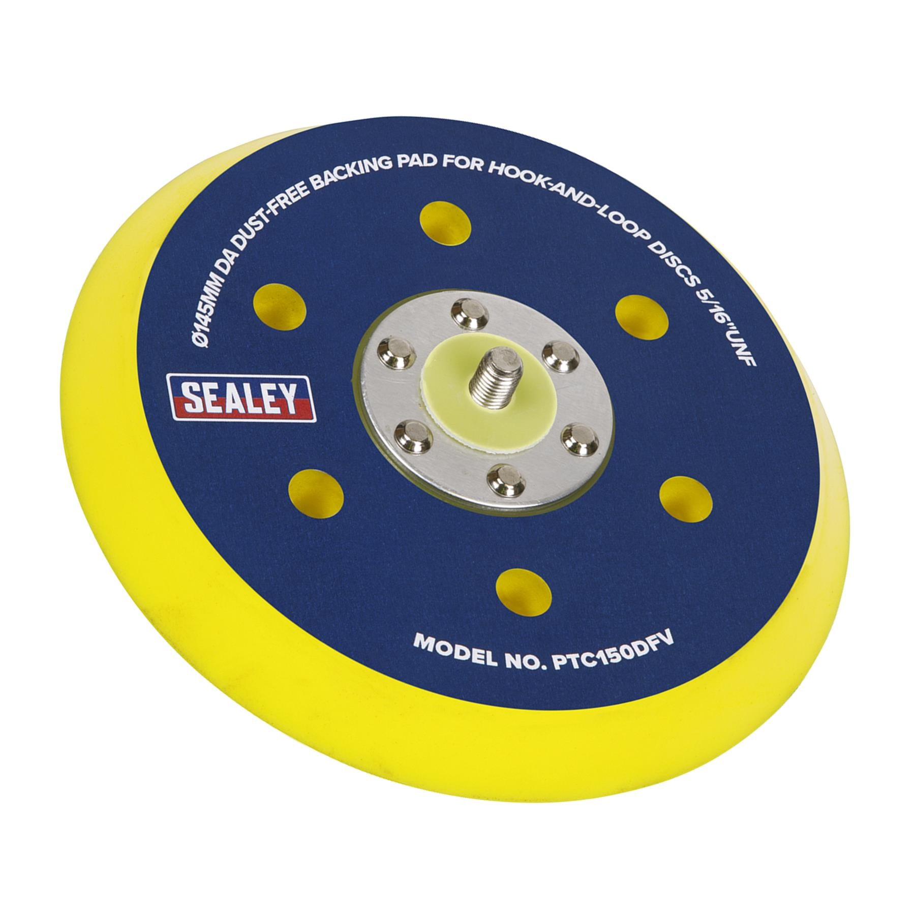 Sealey Dust-Free Backing Pad for Hook-and-Loop Discs 145mm 5/16"UNF
