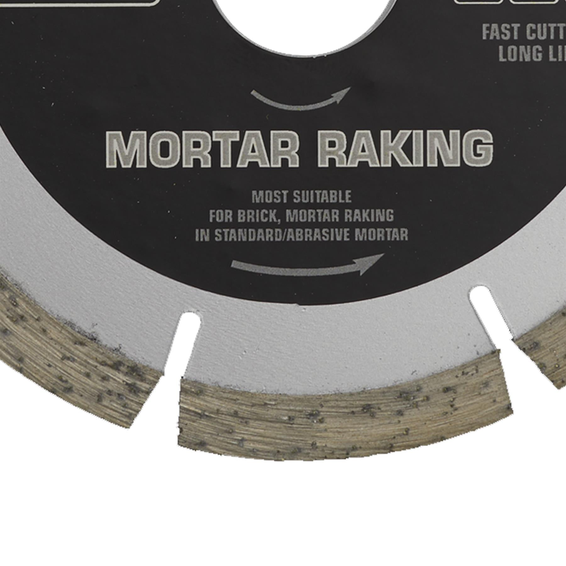 Sealey Easy Cut Diamond Blade 115 x 22mm - Mortar Raker