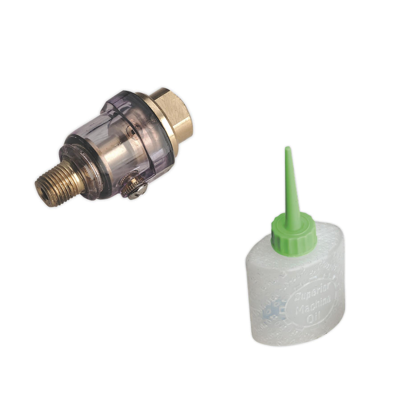 Sealey Mini In-Line Air Tool Oiler 1/4"BSP with Filler