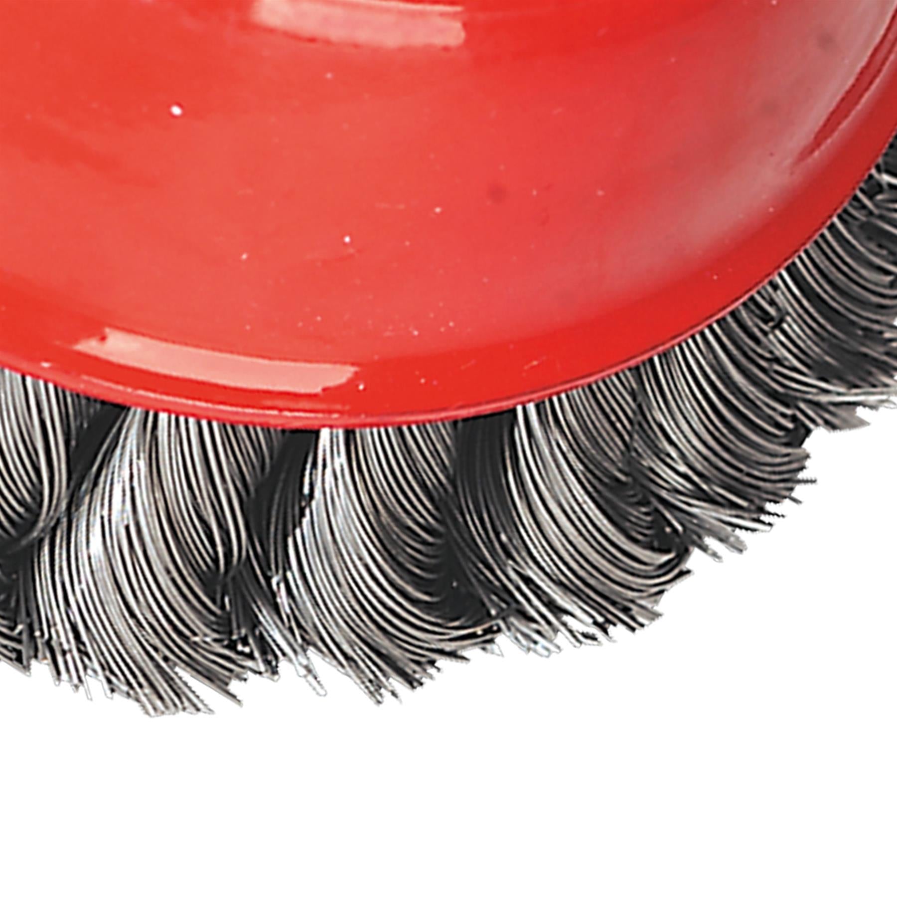 Sealey Twist Knot Wire Cup Brush 100mm M14 x 2mm