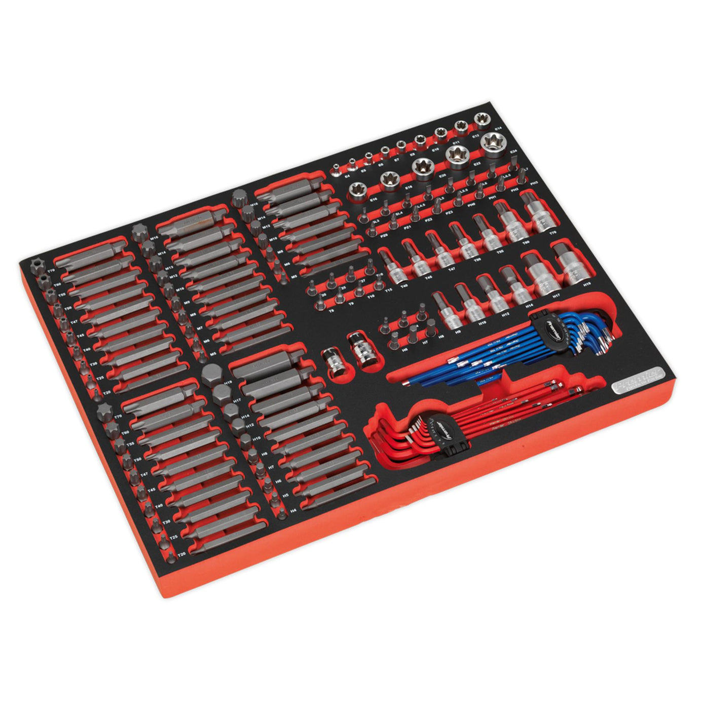 Sealey Tool Tray with Specialised Bits & Sockets 177pc