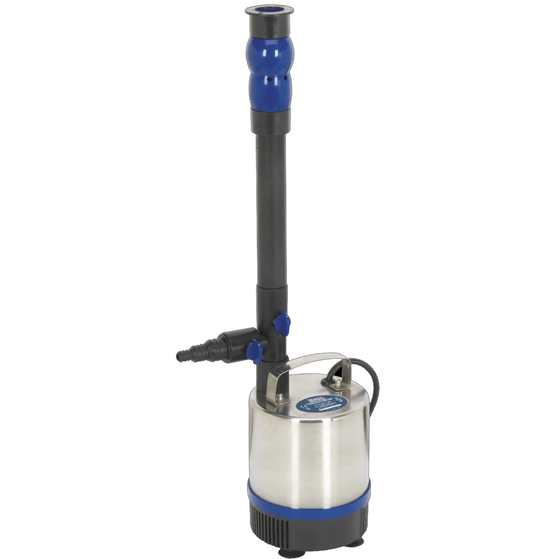 Submersible Pond Pump Stainless Steel 3000L/hr 230V Sealey