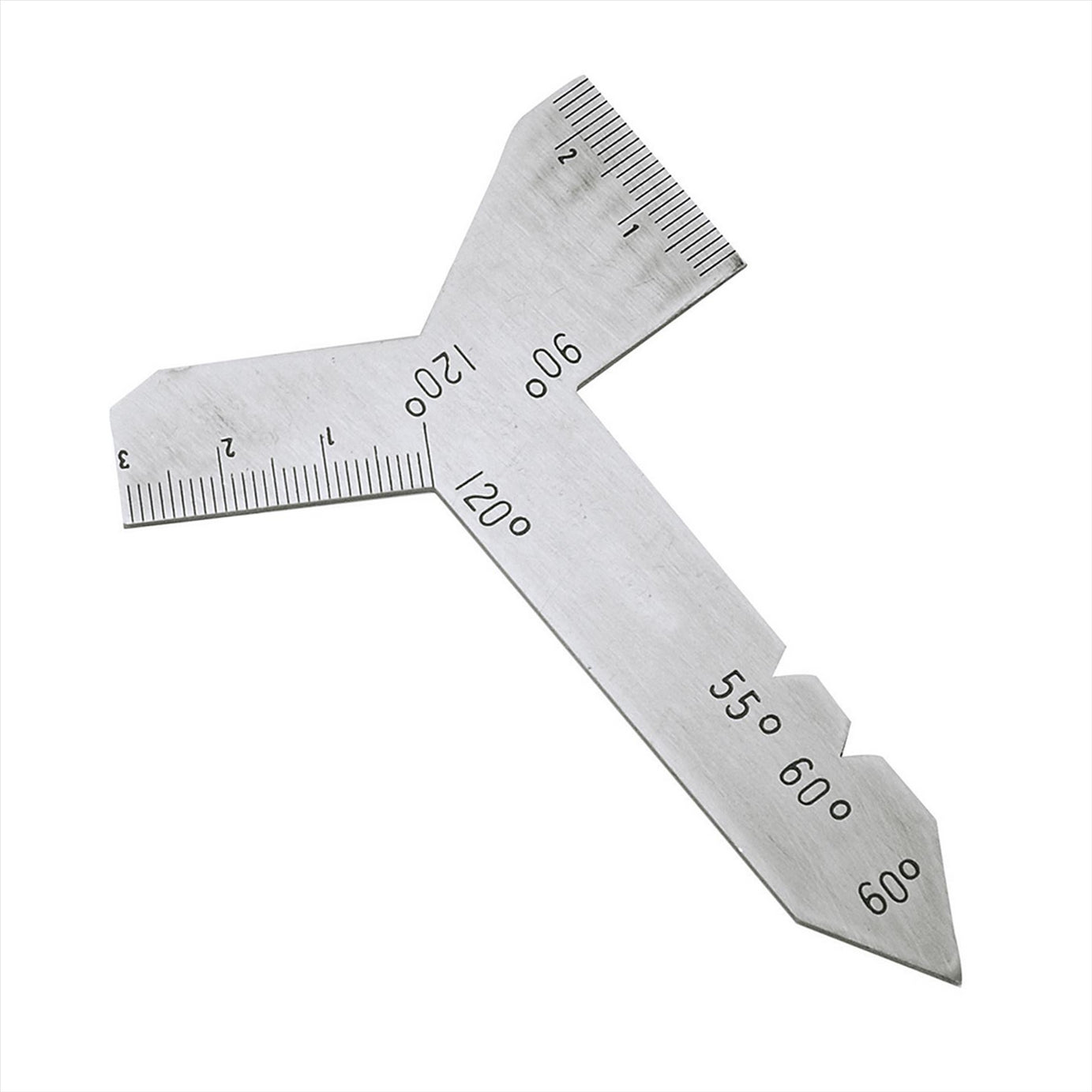 Universal Grinding Gauge 55°, 60°, 90° and 120° Etched, Metric Graduations