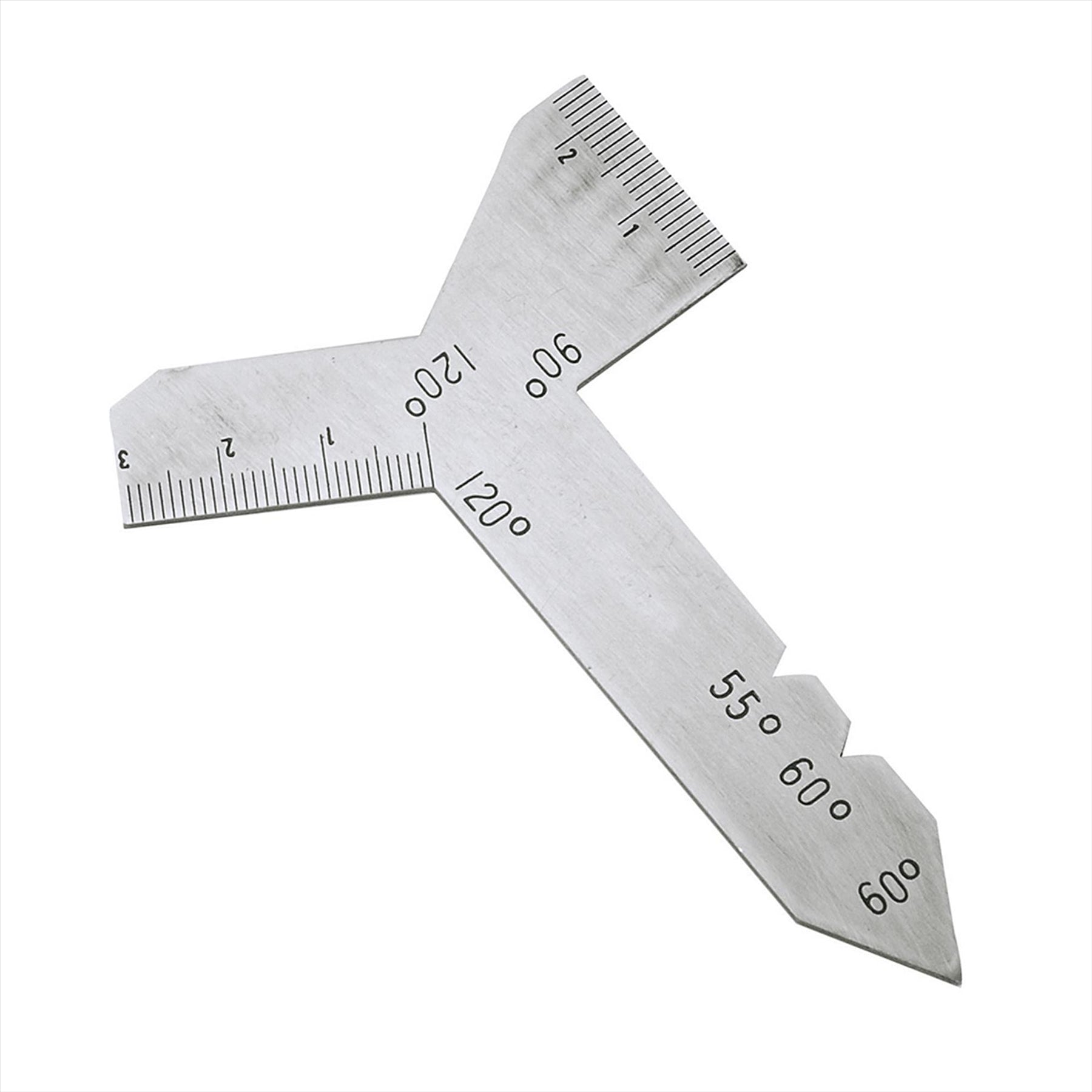 Universal Grinding Gauge 55°, 60°, 90° and 120° Etched, Metric Graduations