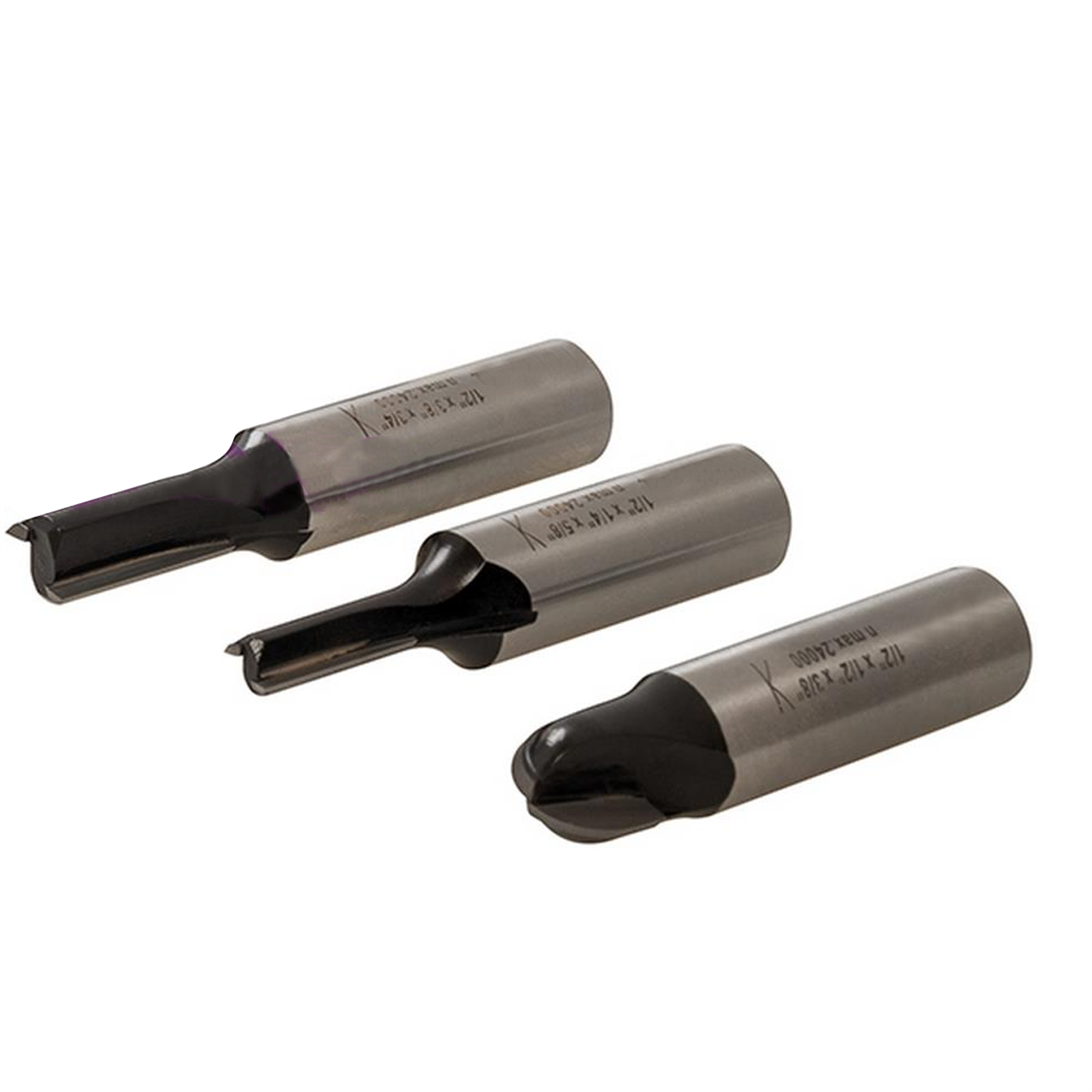 1/2" Router Starter Kit 6Pce Twin Flutes For Clean, Precise Cutting New