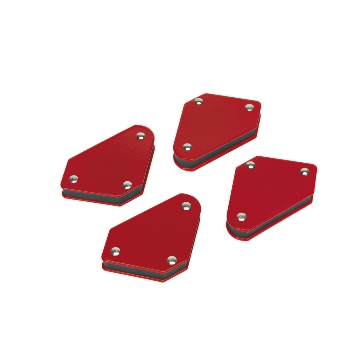 4Pc Magnetic Quick Clamp Set Set Of Four Magnets Sealey