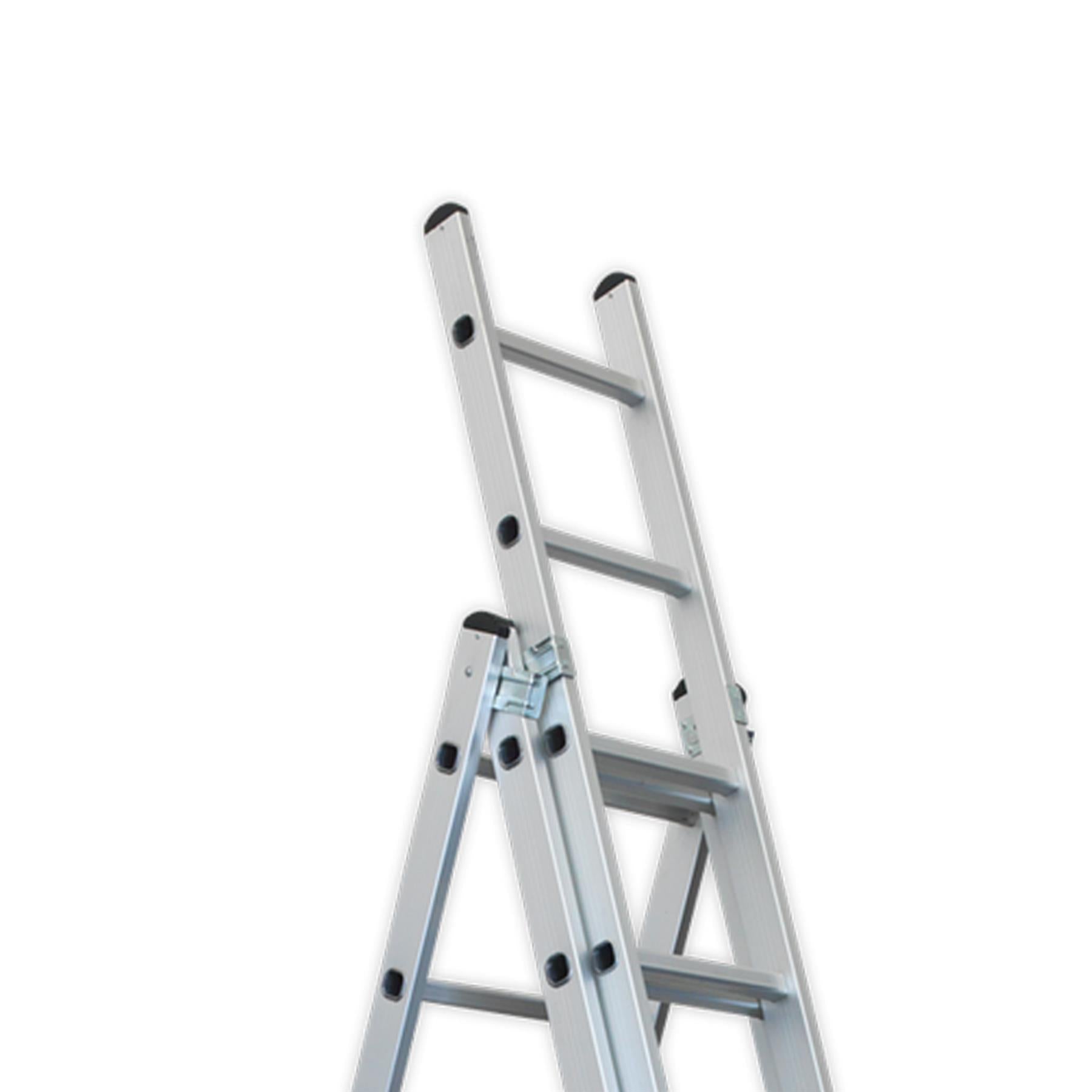Sealey Aluminium Extension Combination Ladder 3x7 EN 131