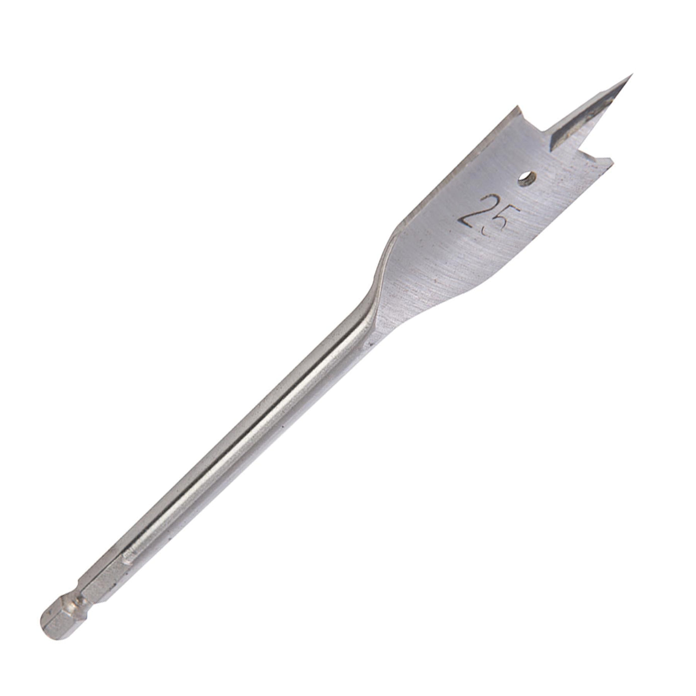 Flat Wood Drill Bit Set Titanium Hole Cutter Borer  Silver 25mm