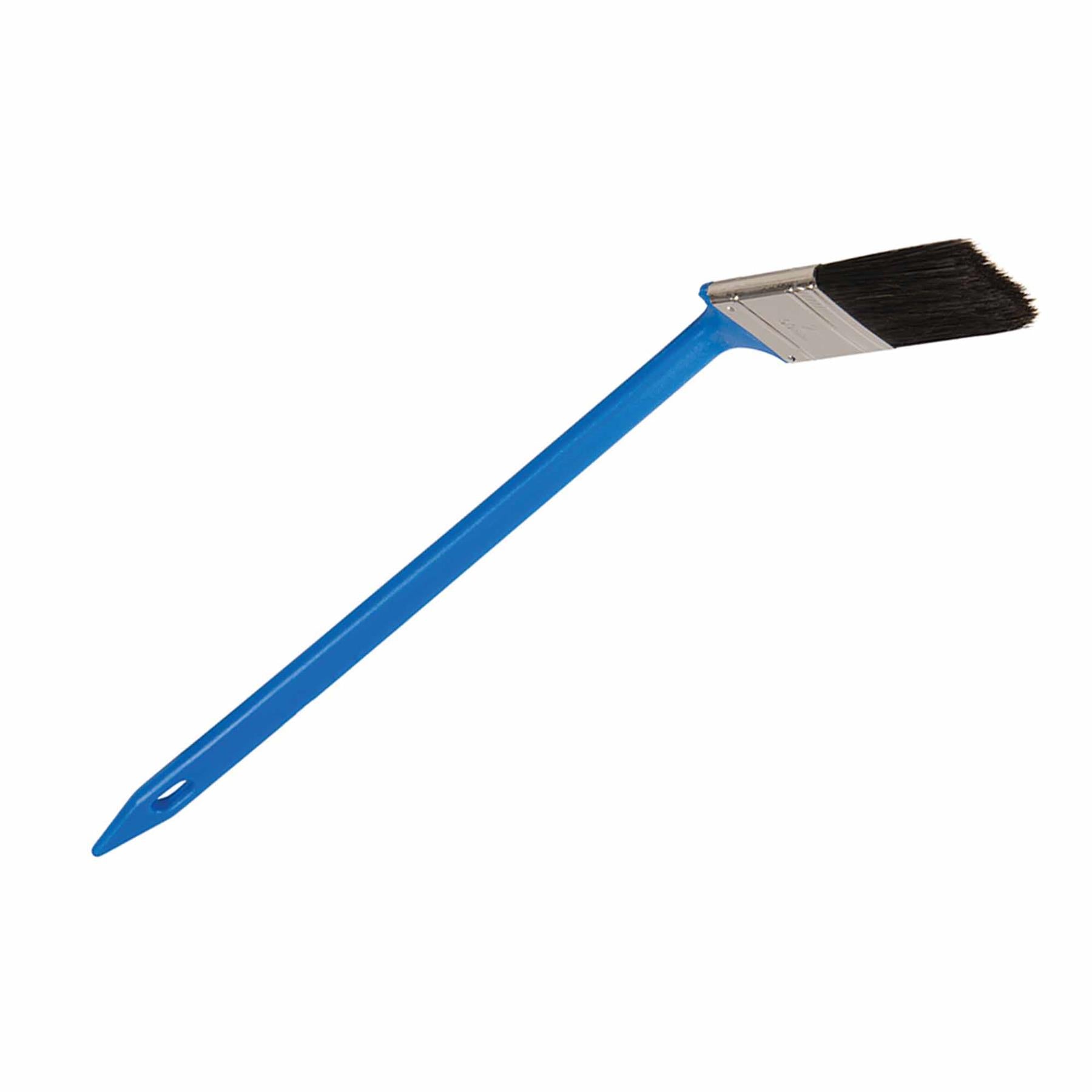 Radiator Paint Brush Long Reach 50mm Long-Reach Plastic Handle For Flexibility