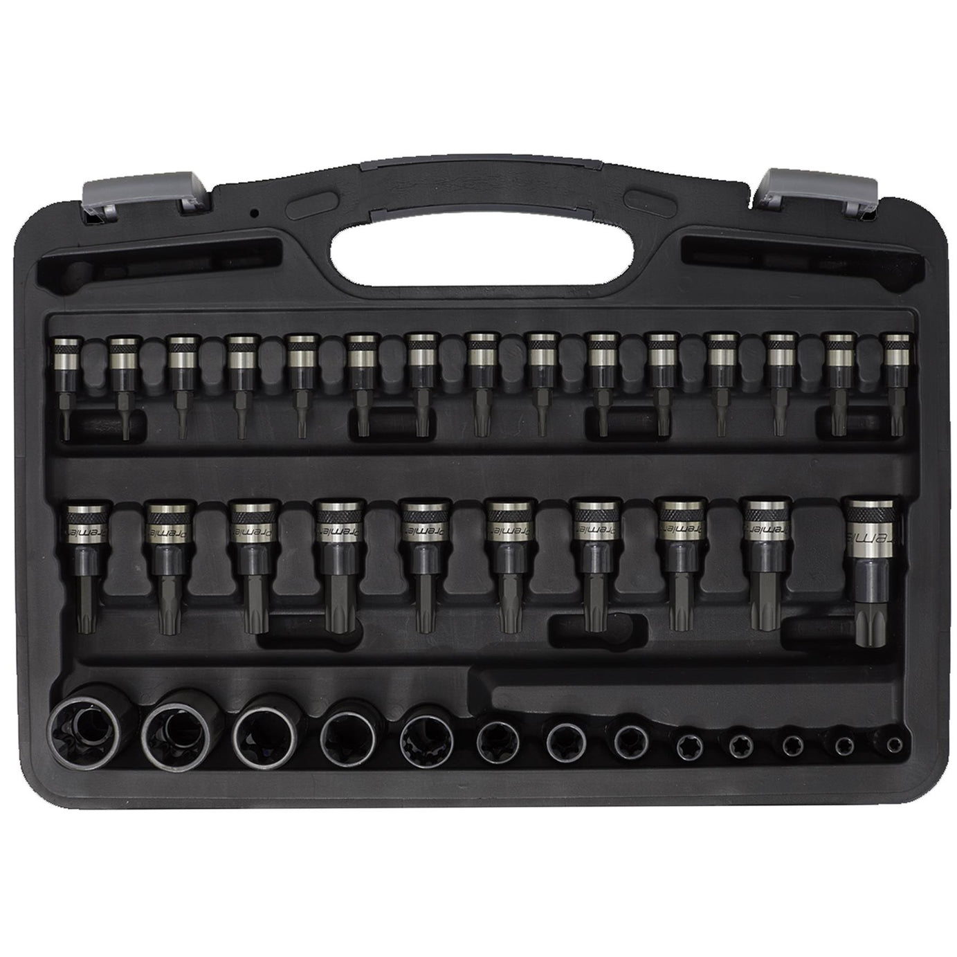 Sealey TRX-Star* & Security Socket Bit Set 38pc 1/4",3/8"&1/2"Sq Dr