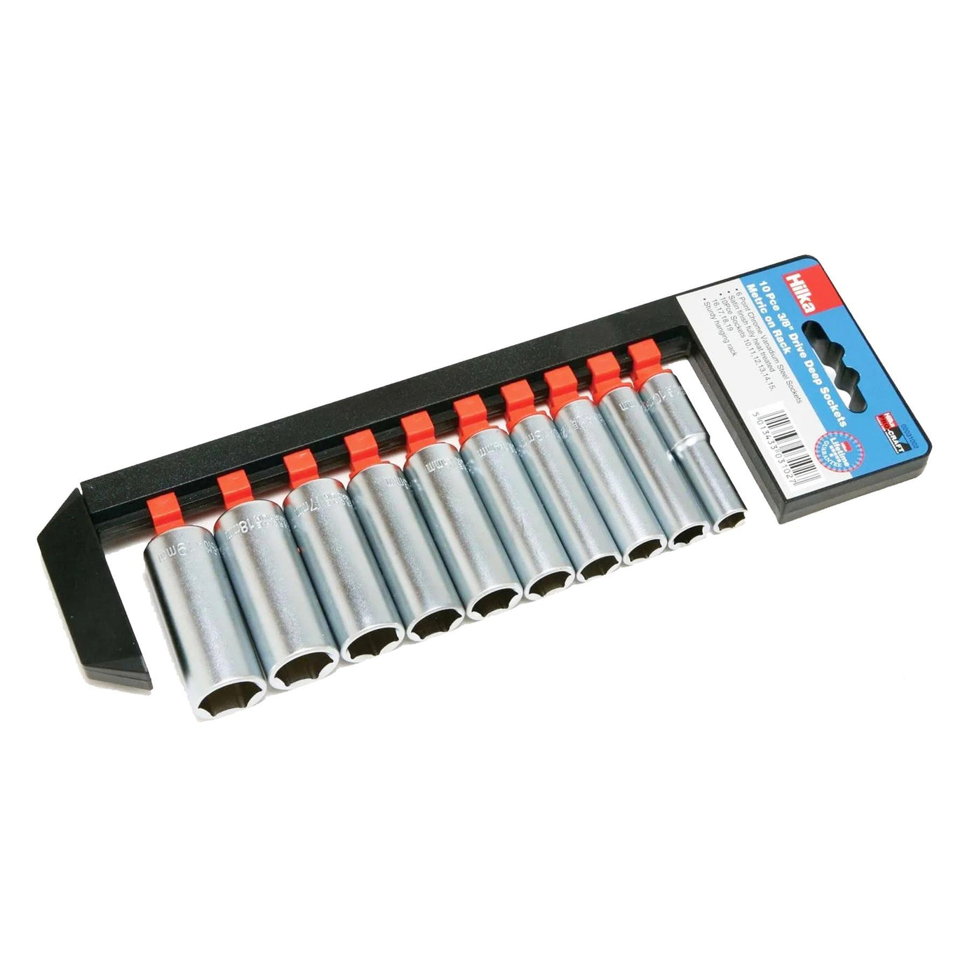 DEEP SOCKET Set 3/8" drive Deep Sockets in Metric 10-19mm Long reach Sockets