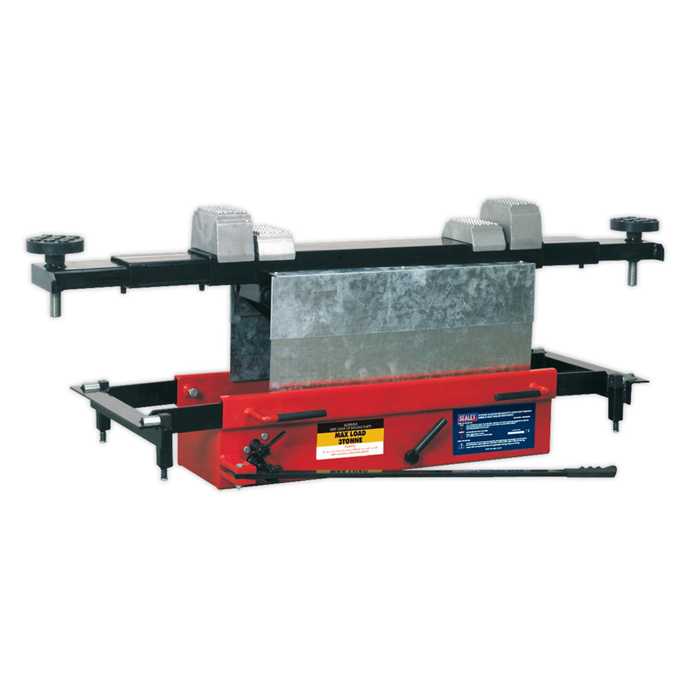 Sealey Jacking Beam 2t with Arm Extenders & Flat Roller Supports