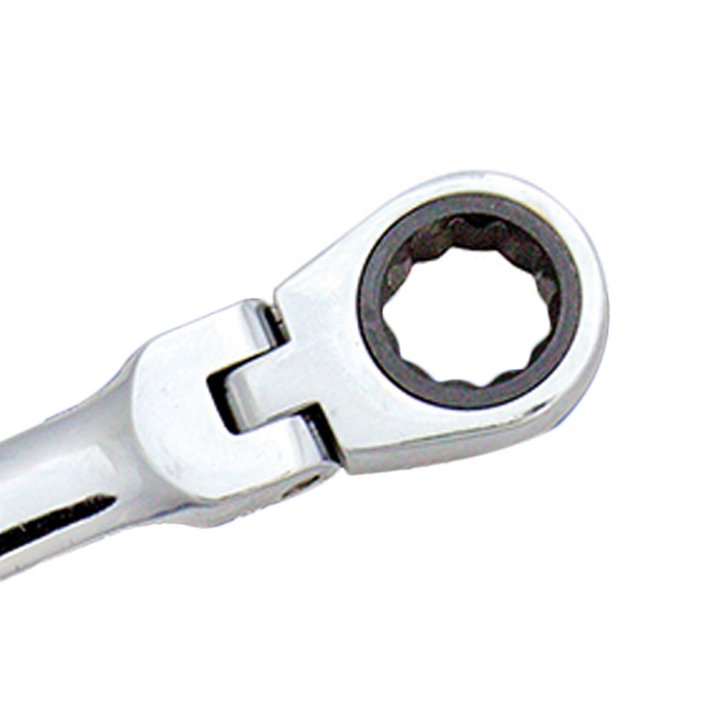 6Pce Flexible Head Ratchet Spanner Set - 8mm - 17mm Polished 40Cr Alloy Steel