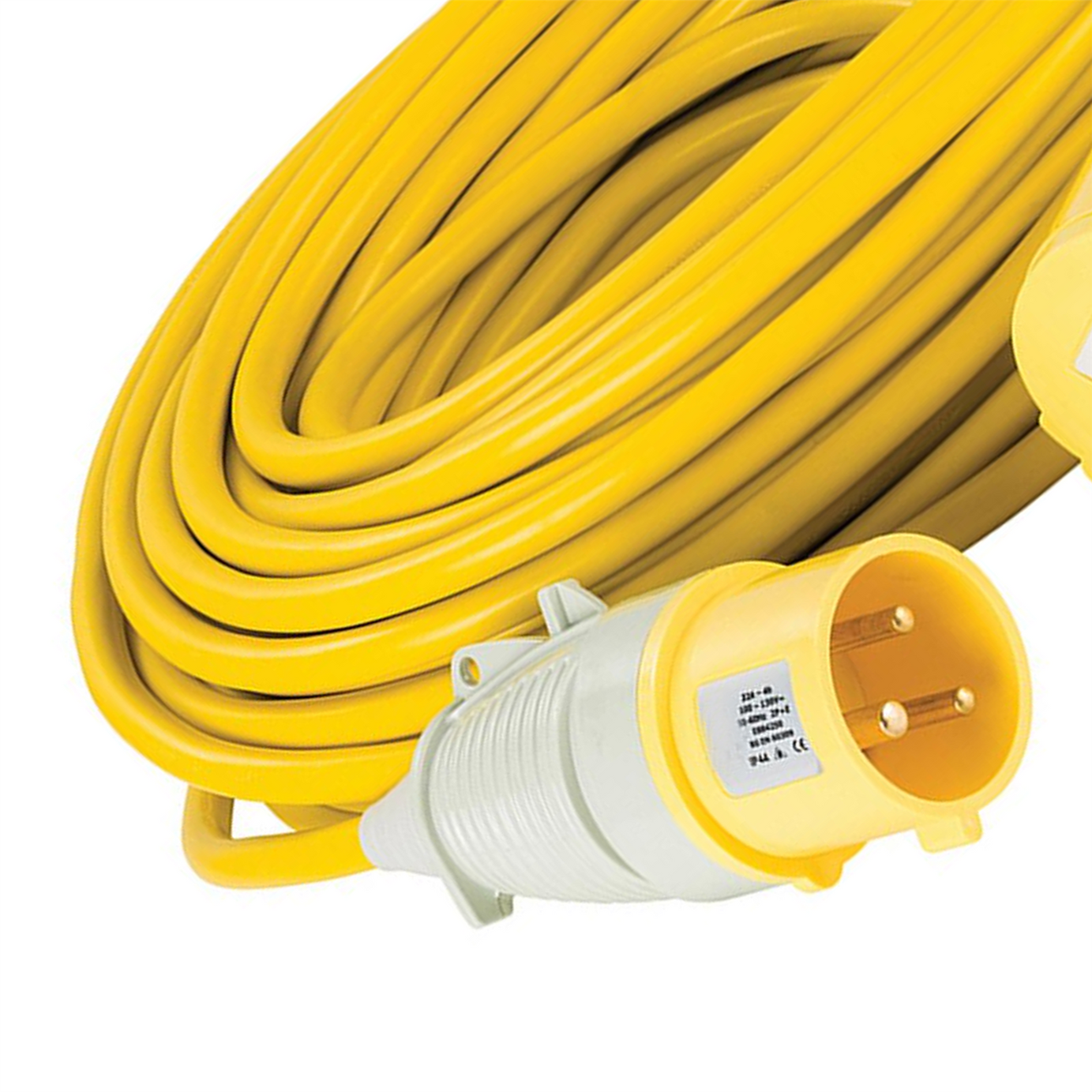 Defender Extension Lead Yellow 4mm2 32A 25m 110V