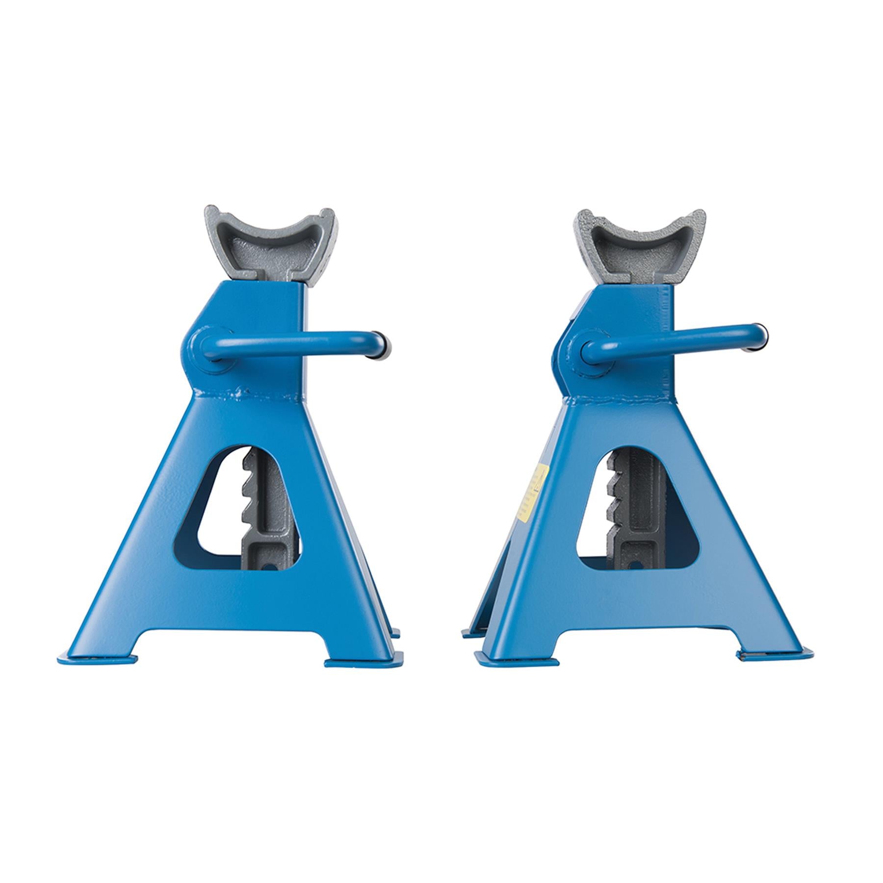 3 Tonne Axle Stand Set 2Pce Car Jack Garage Tools Ratchet Action Quick Adjust