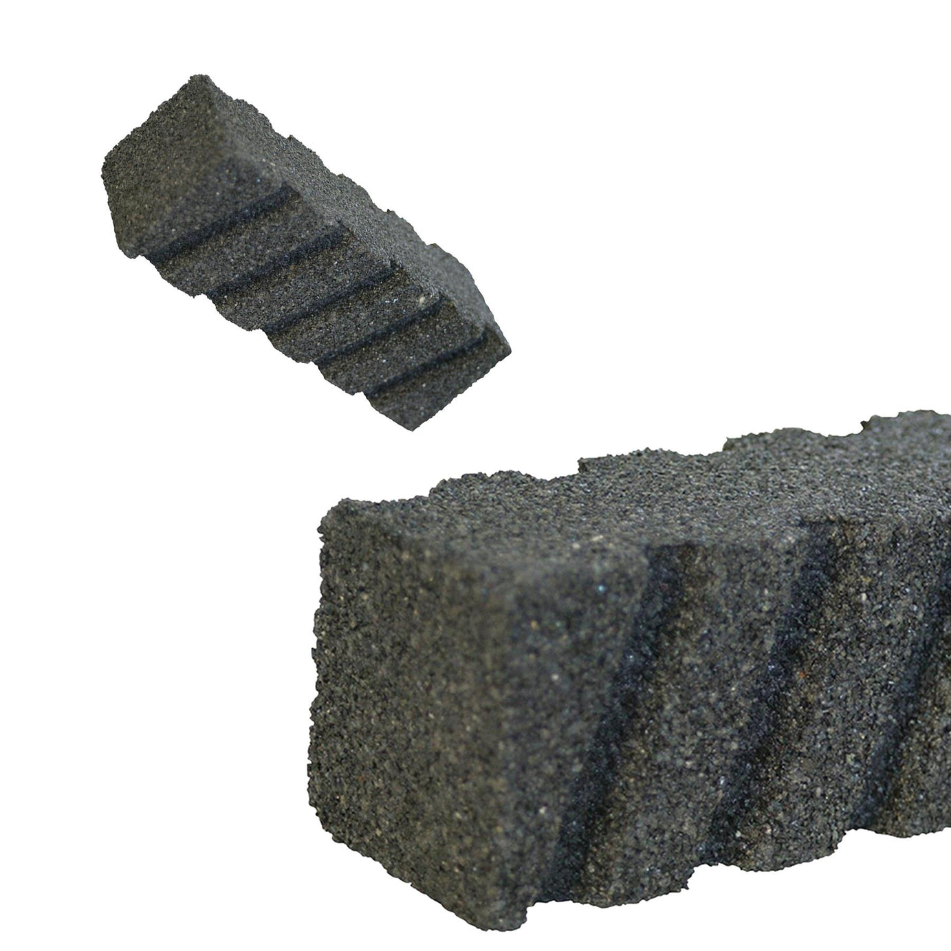 Concrete Rubbing Brick 24 Grit 150 X 50 X 50mm Ribbed Concrete Rubbing Brick